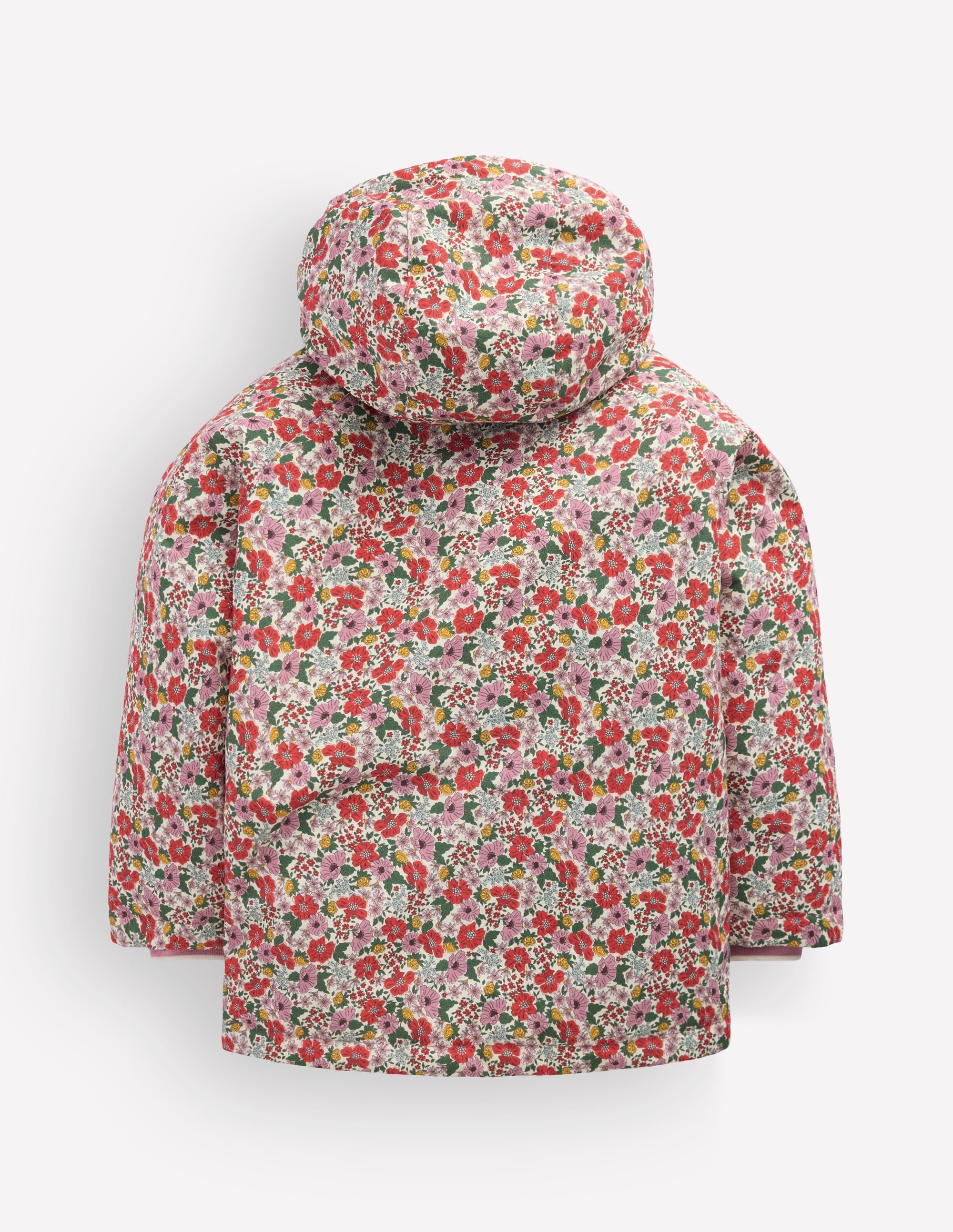 Sherpa Lined Anorak - Soft Cream Garden Flowerbed | Boden USA