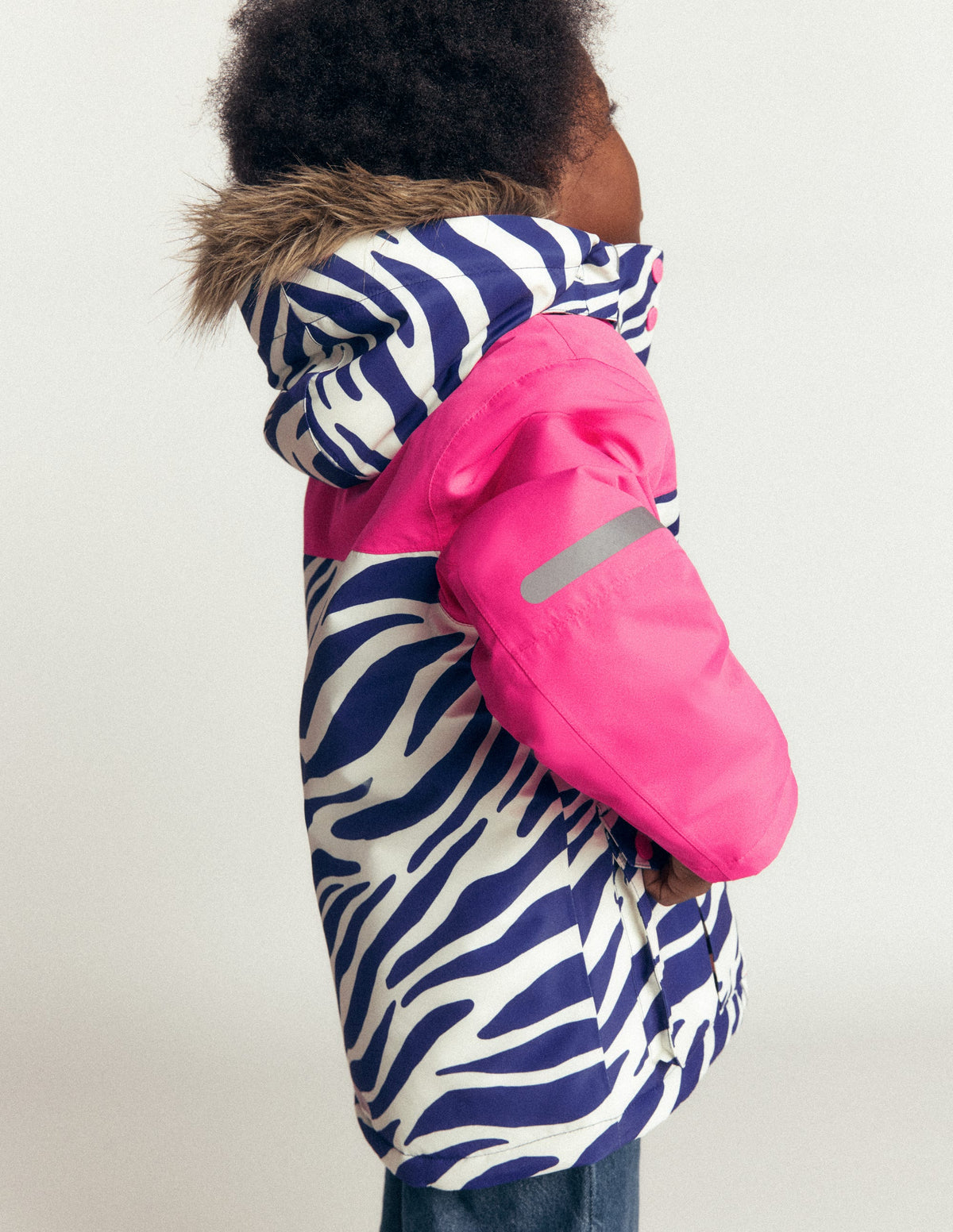 All-Weather Waterproof Coat-Zebra - Image 2