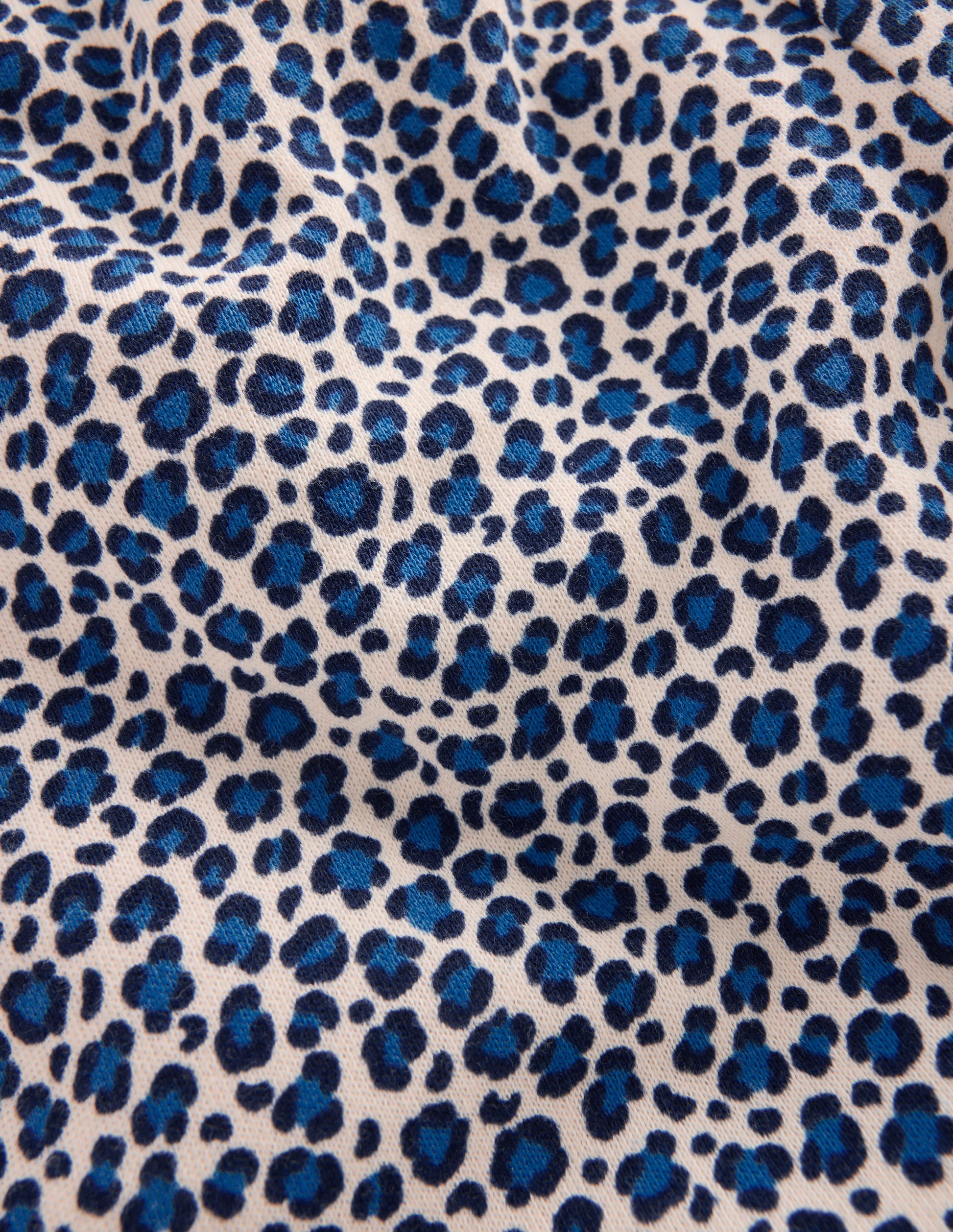 Fun Printed Joggers-Calico White/ Blue Leopard-3