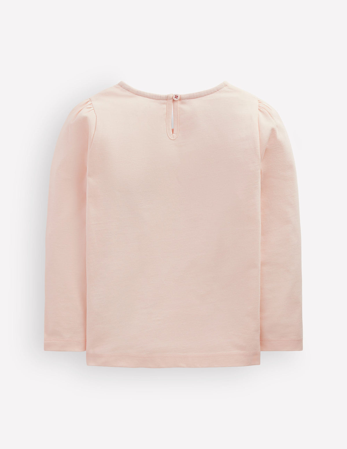 Puff Sleeve Appliqué  T-shirt-Botanic Pink Ballerinas-2