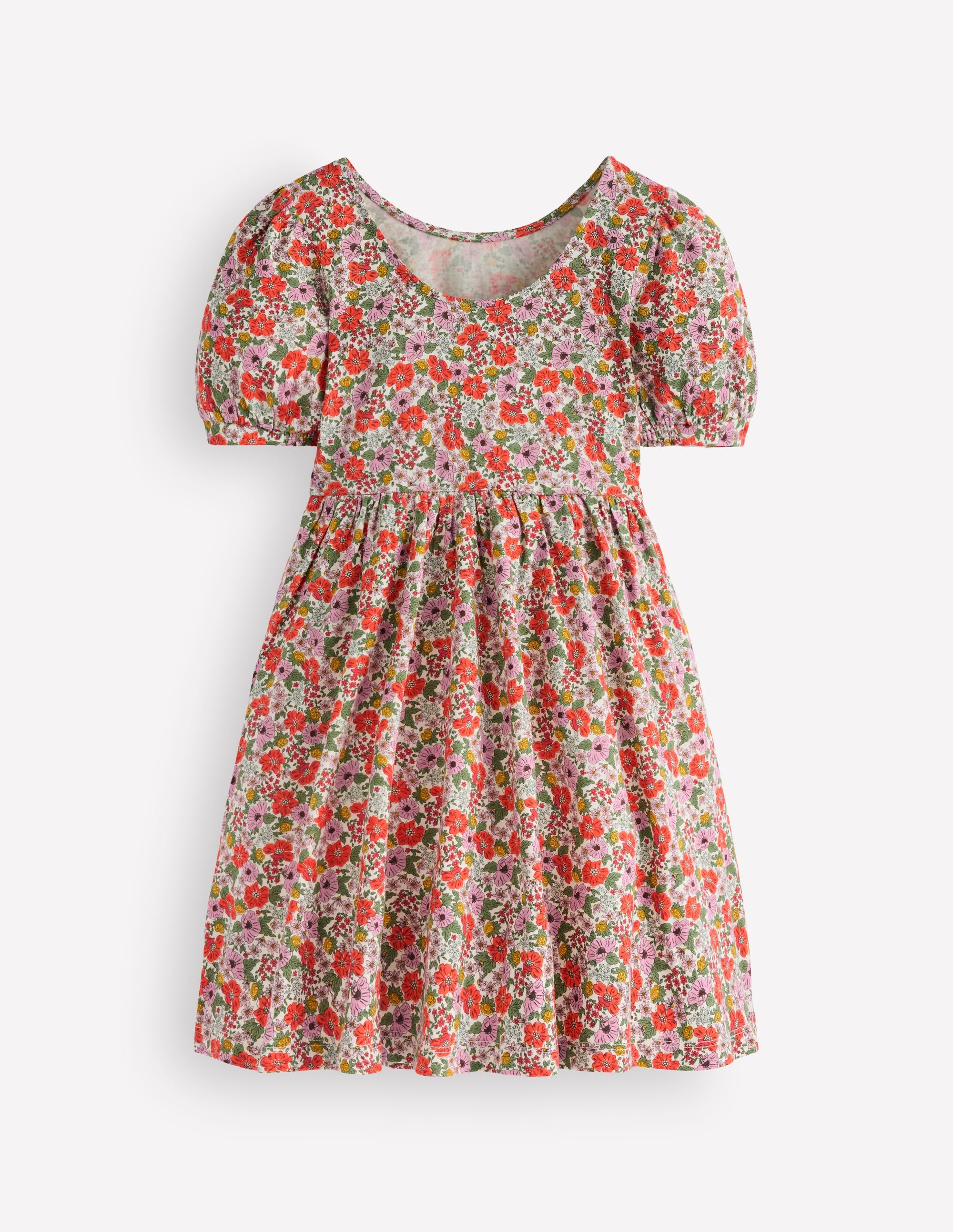 Ballerina Jersey Dress-Multi Floral - Image 2