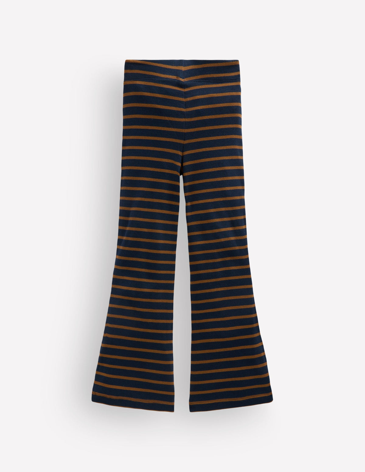 Ribbed Flared Leggings-Navy Stripe - Image 3