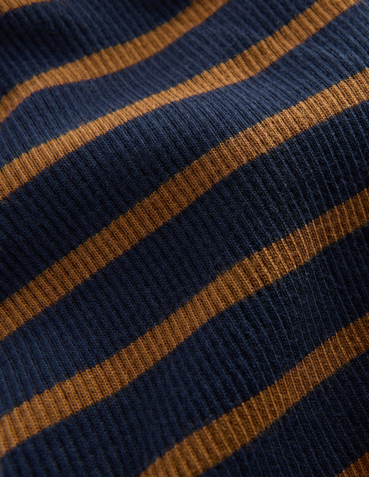 Ribbed Flared Leggings-Navy Stripe-4
