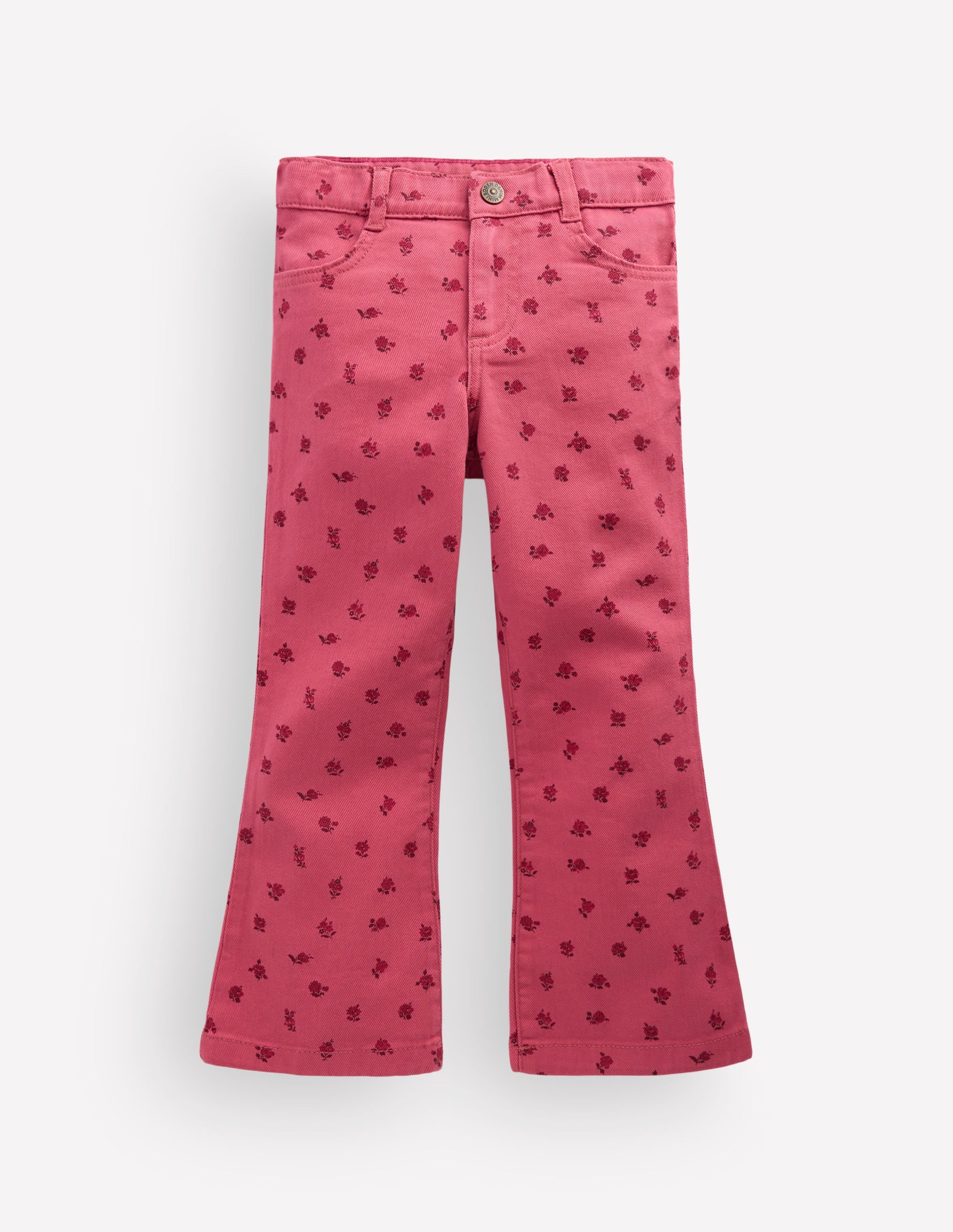 Kick Flare Jean-Winter Blush Vintage Roses - Image 1