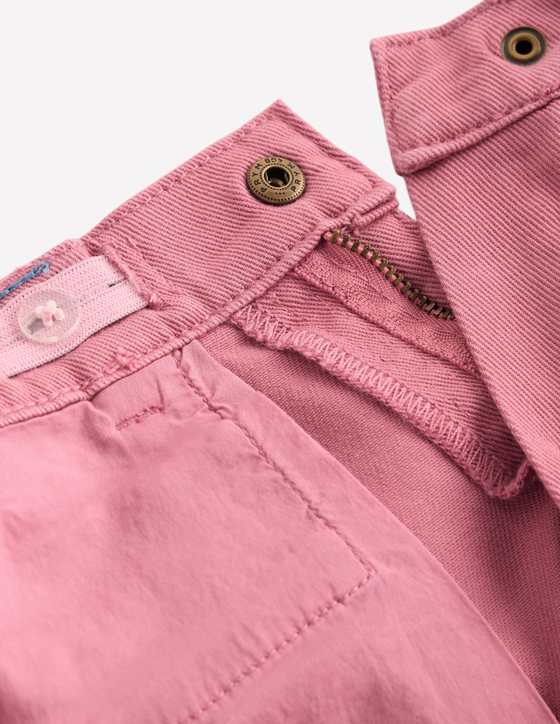 Wide Leg Jeans-Pink Heather-4