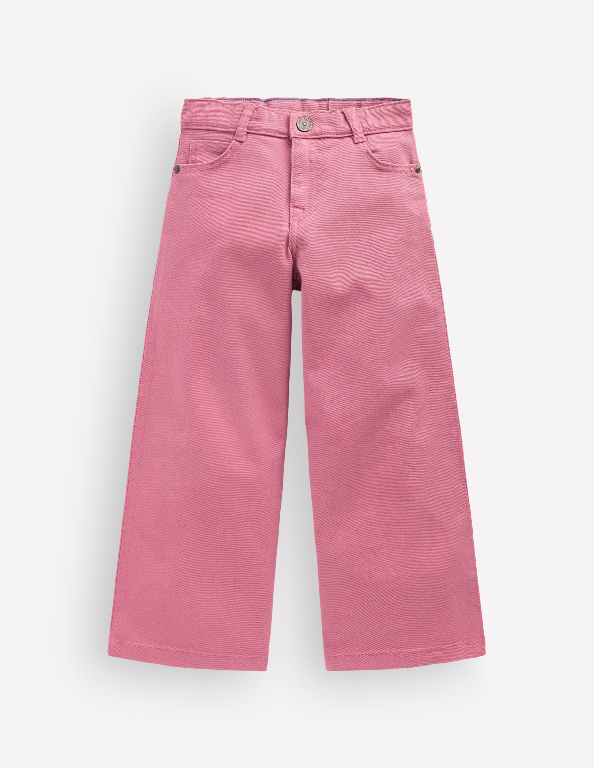 Wide Leg Jeans-Pink Heather - Image 1