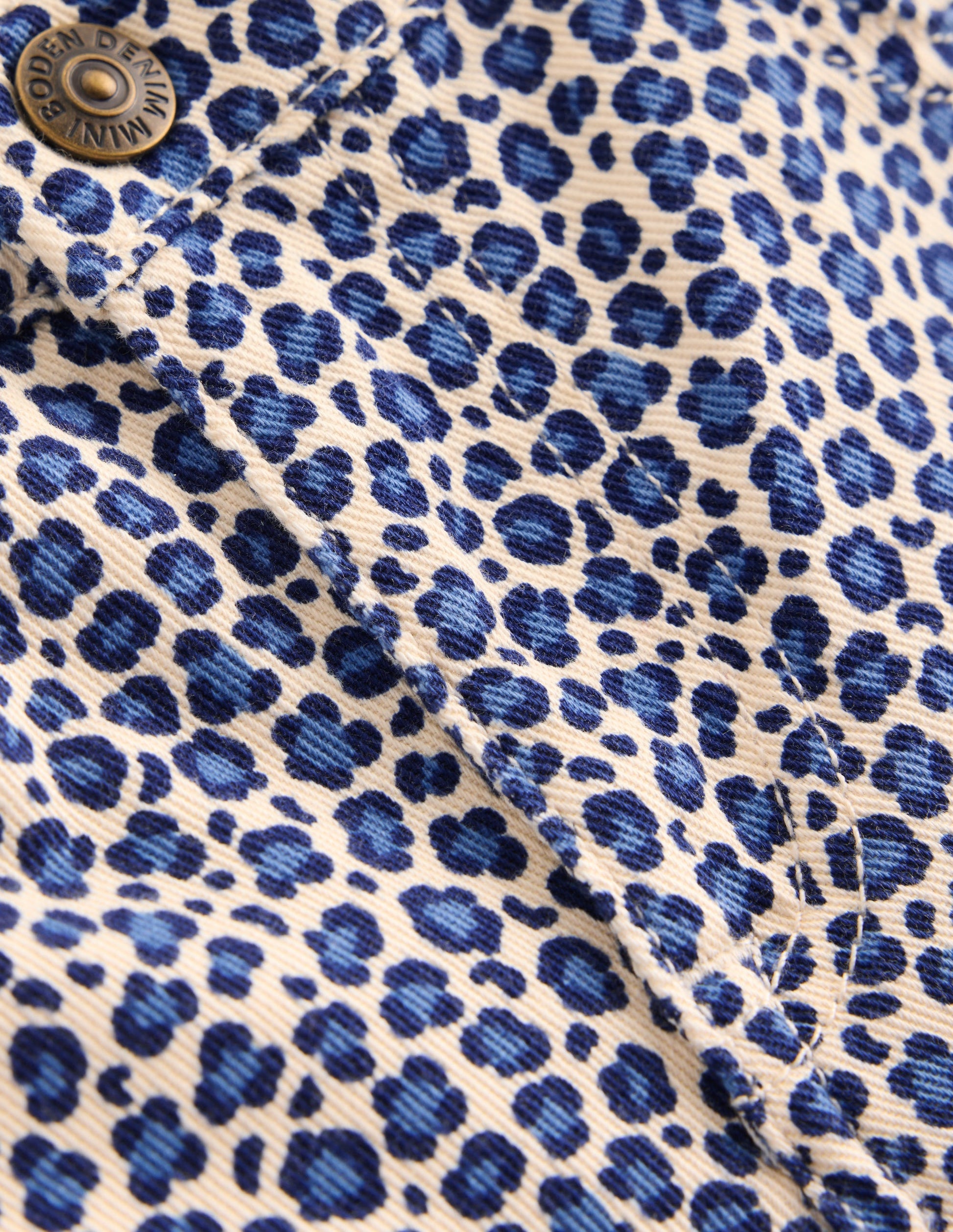 Wide Leg Jeans-Calico White/ Blue Leopard-3