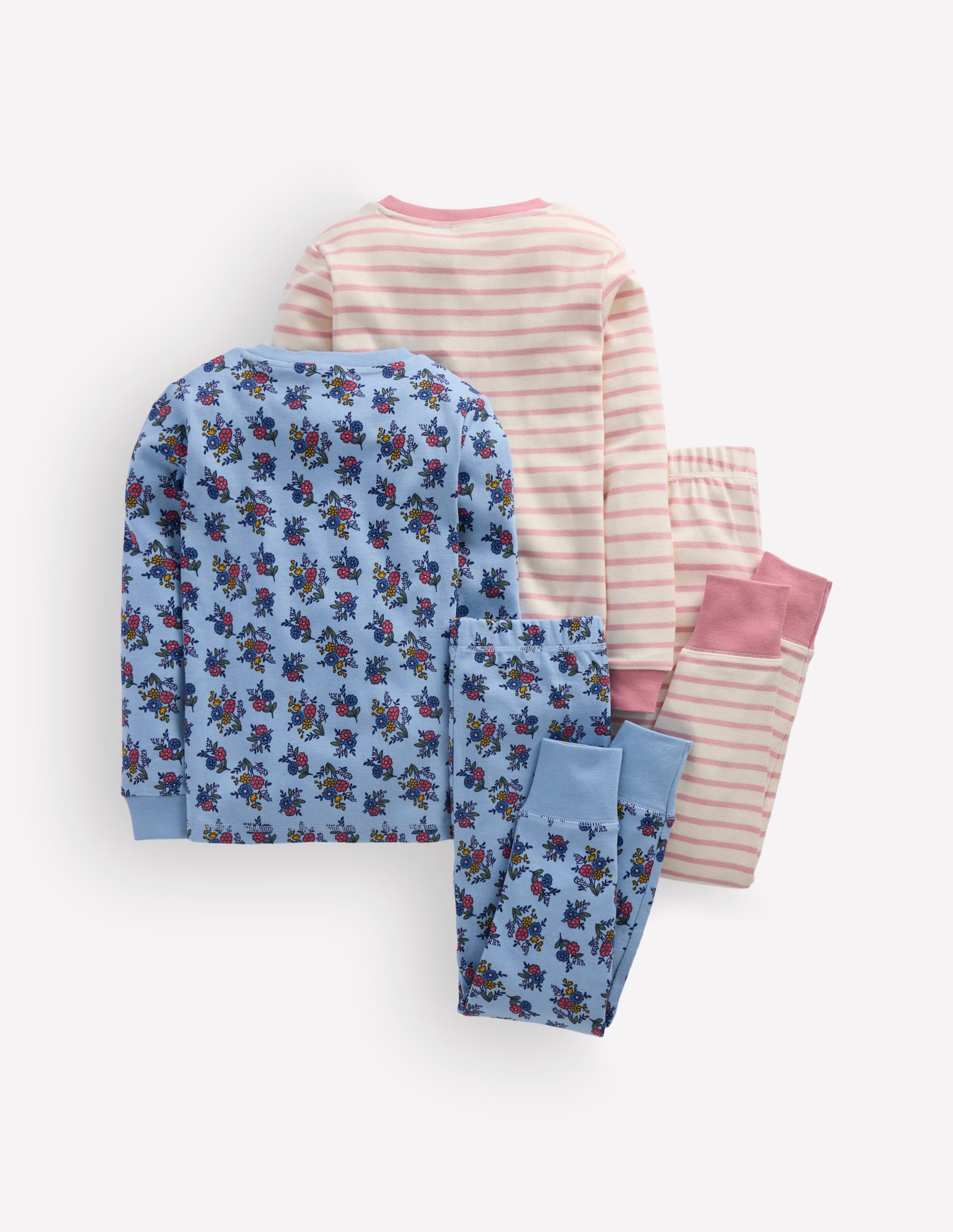 Twin Pack Snug Pajamas-Floral - Image 2