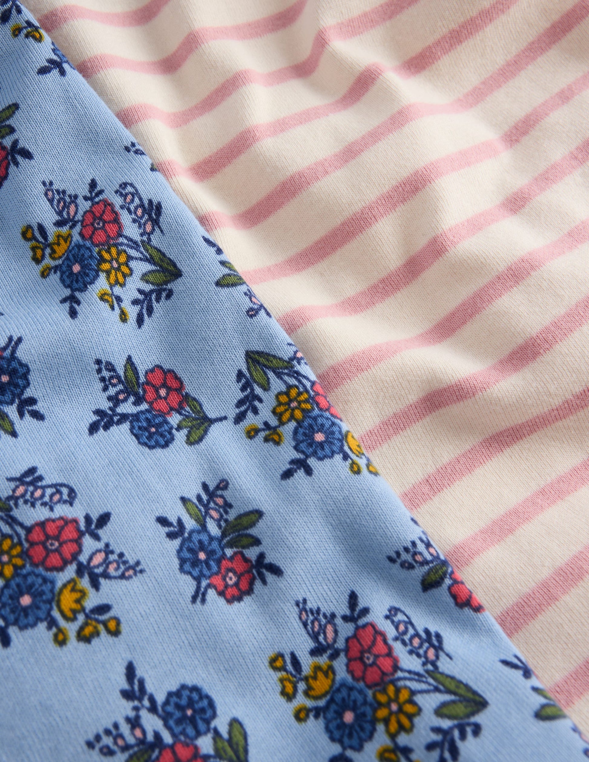 Twin Pack Snug Pajamas-Floral-3