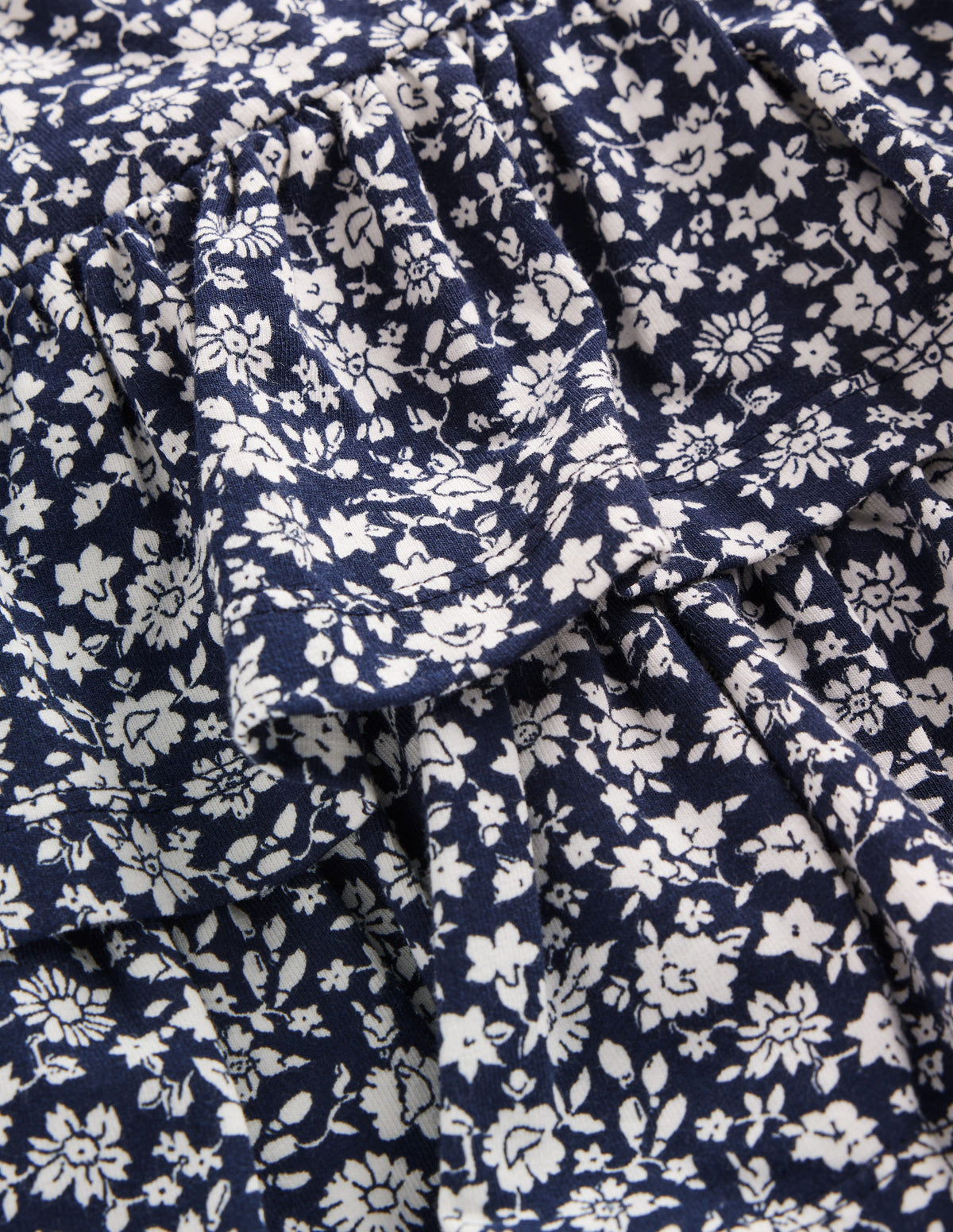 Cora Jersey RaRa Dress-Blue Ditsy-3