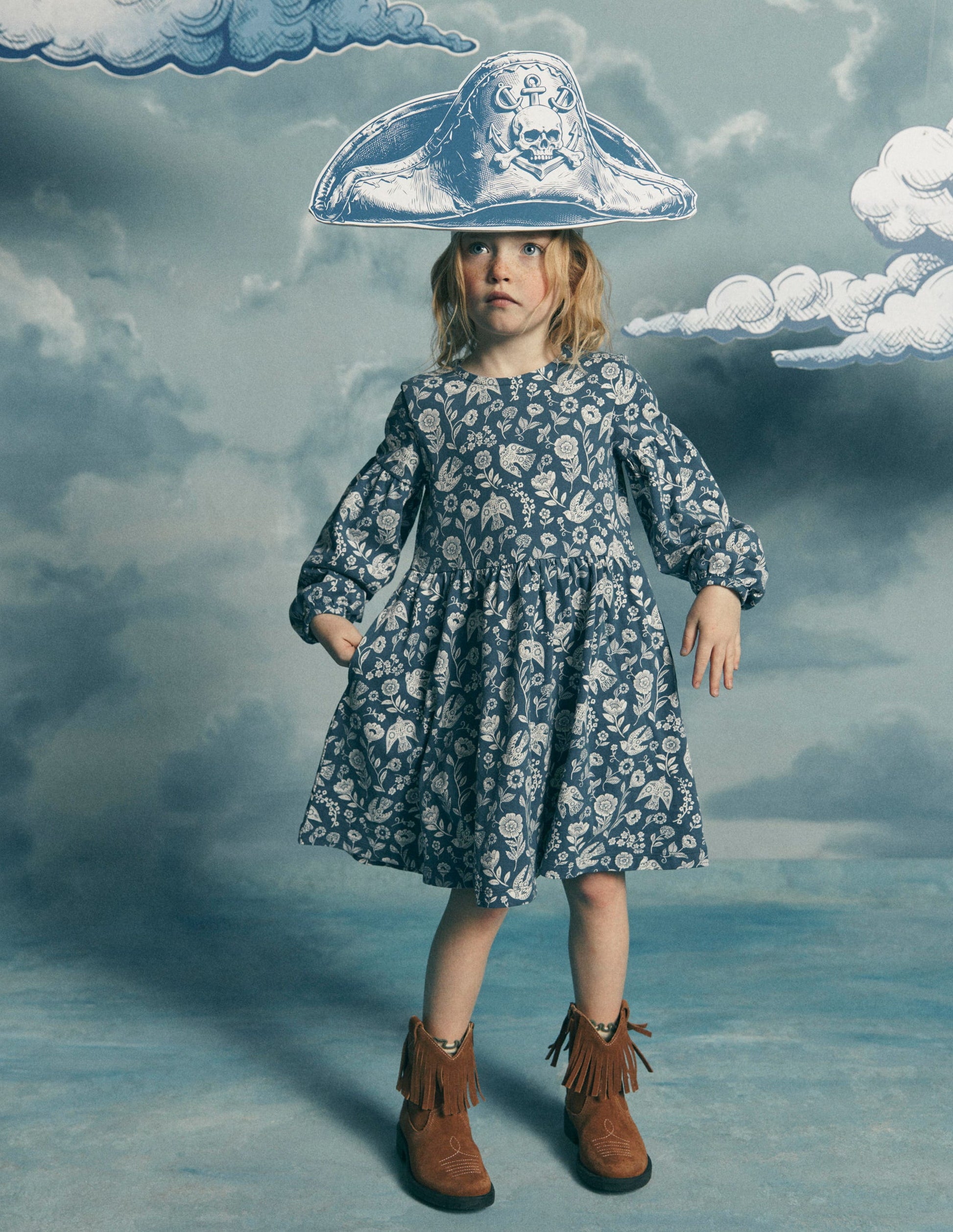 madeline blue dress Blouson Sleeve - Sapphire Floral Bird x-mappingIndex:30060-48958 color:Champagne/Gold NU&NOW Plus Size Women's Delicate lace brings soft