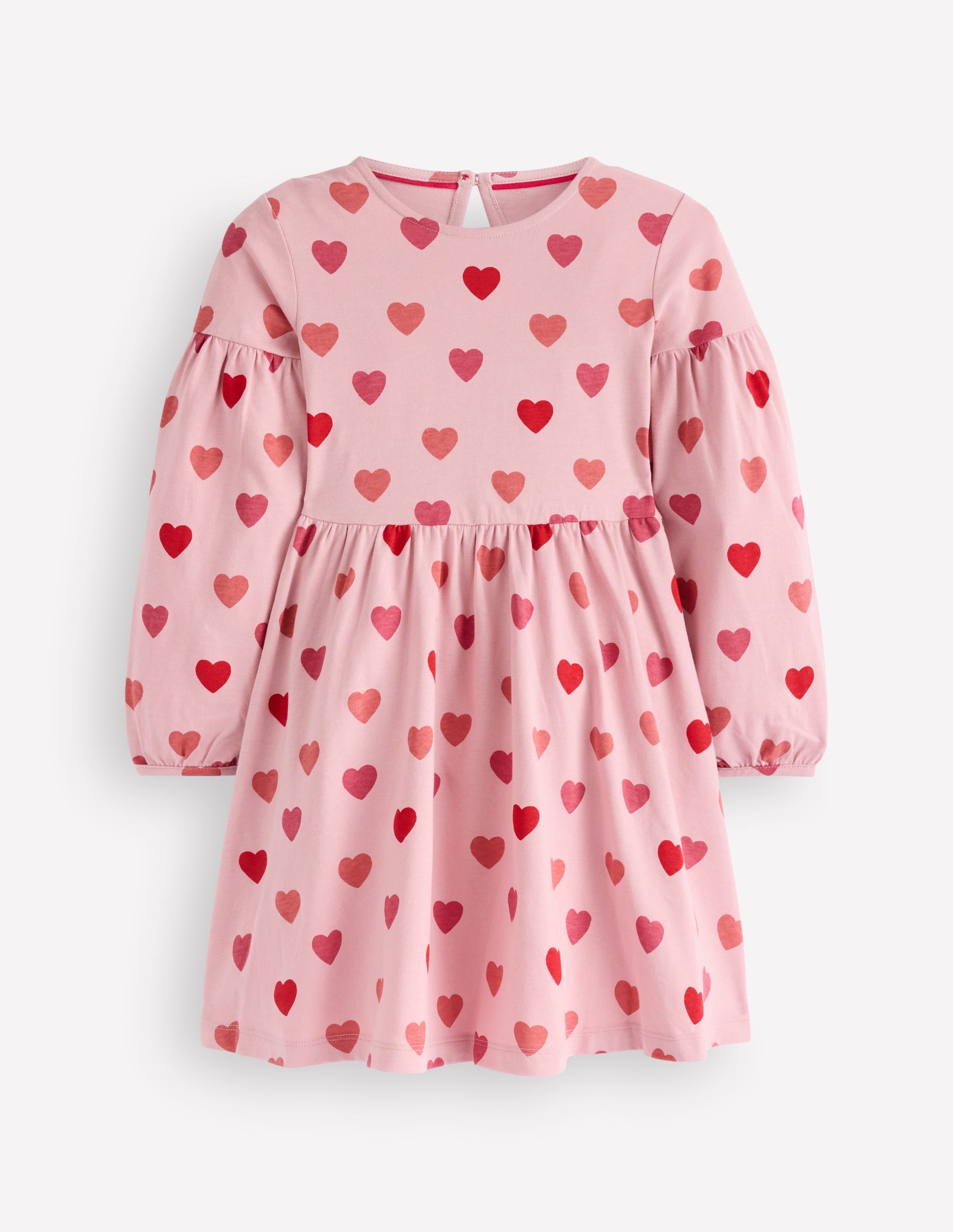 Madeline Blouson Sleeve Dress - Heart Print | Boden USA
