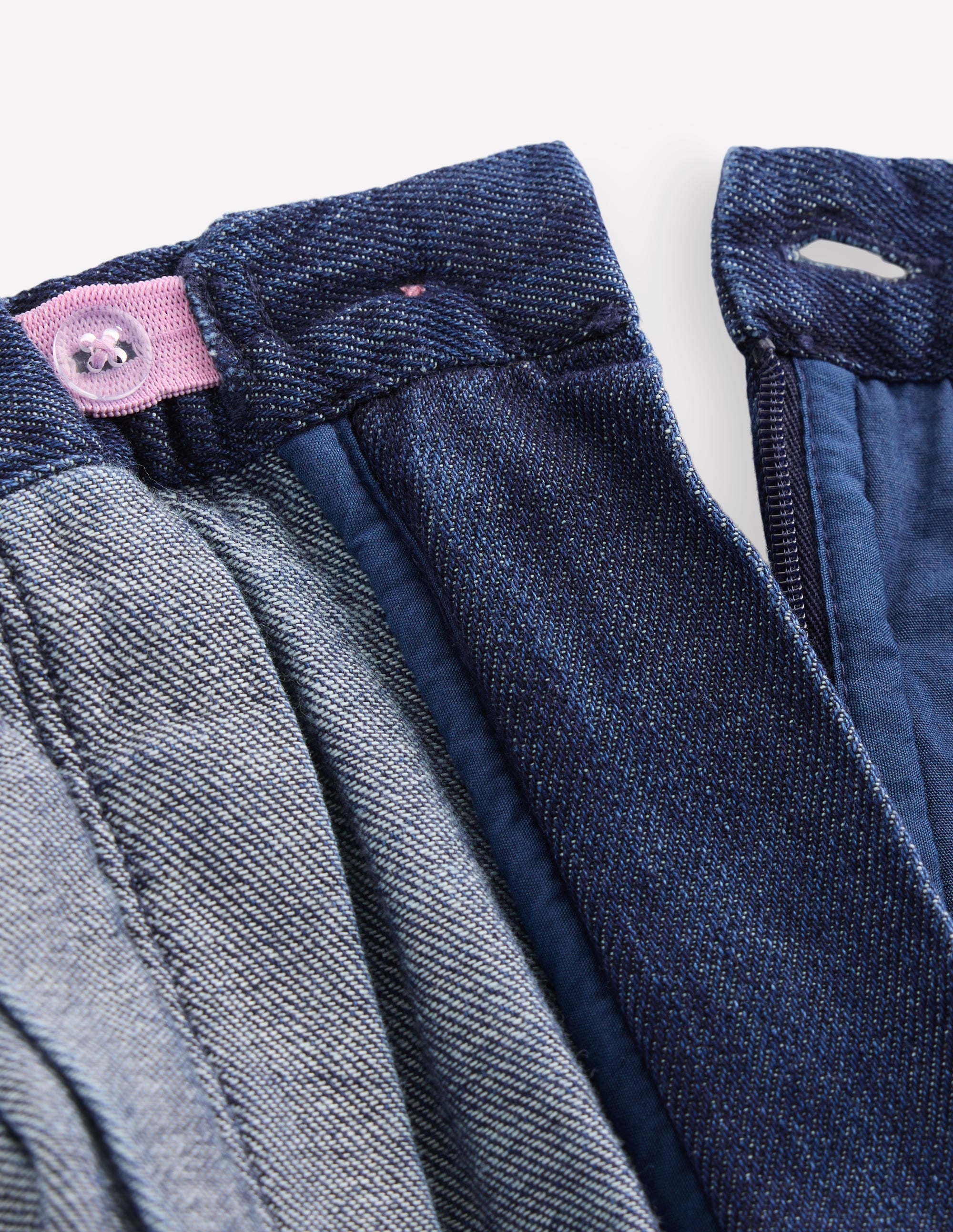 Pleated Skort-Denim - Image 7