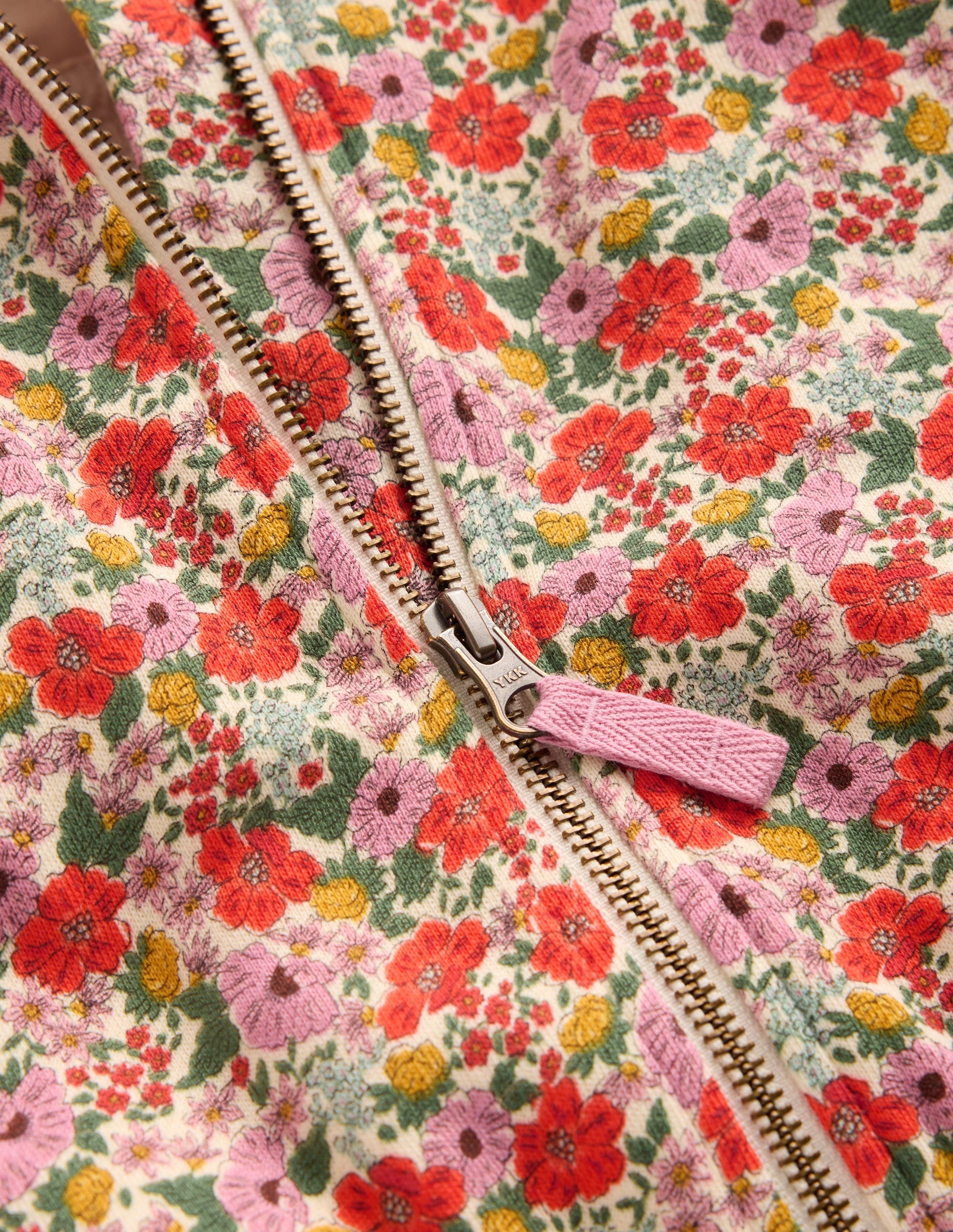 Fleece Lined Zip-Through-Floral-4