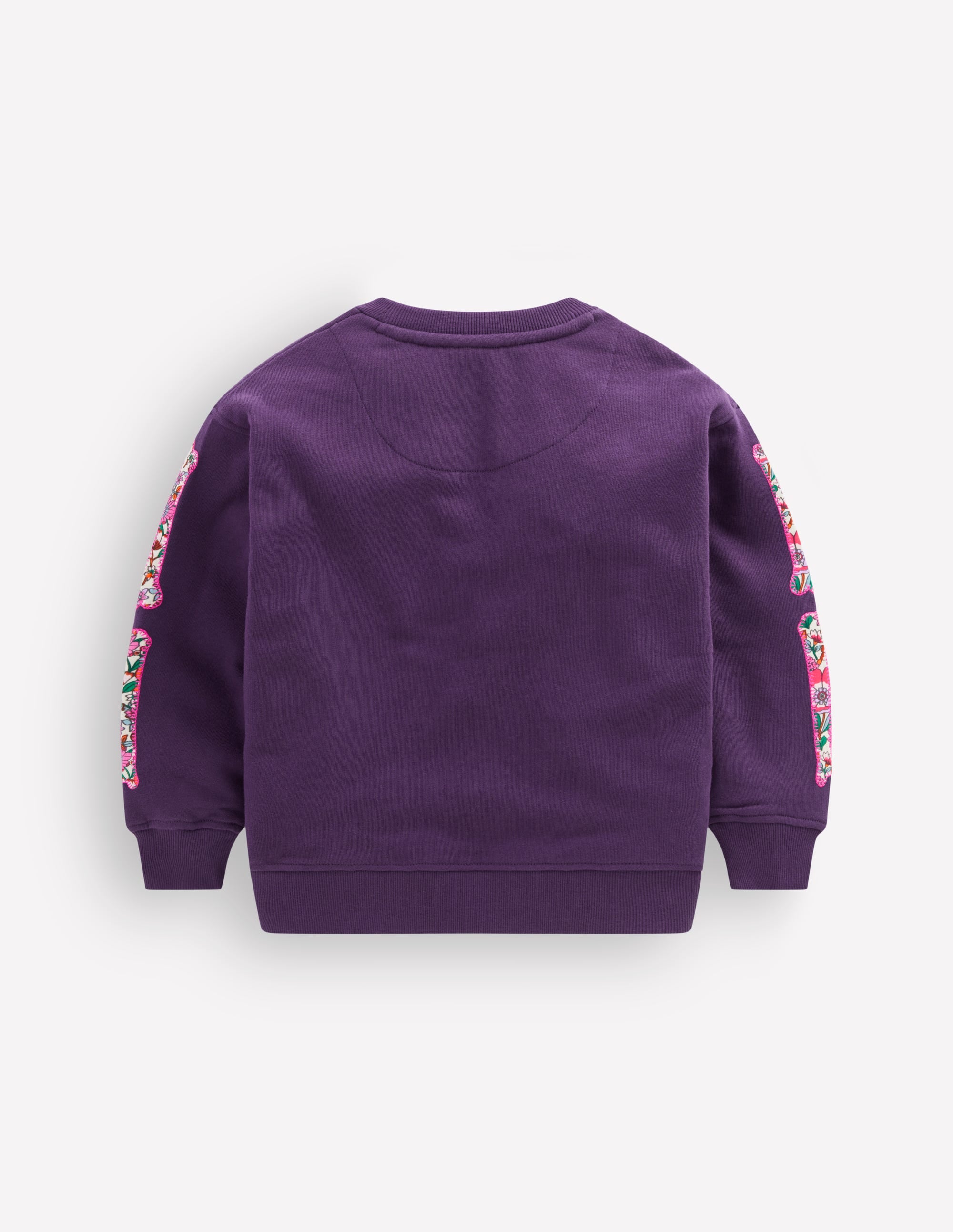Bobbie Appliqué Sweatshirt-Calla Lily Purple Skeleton - Image 4