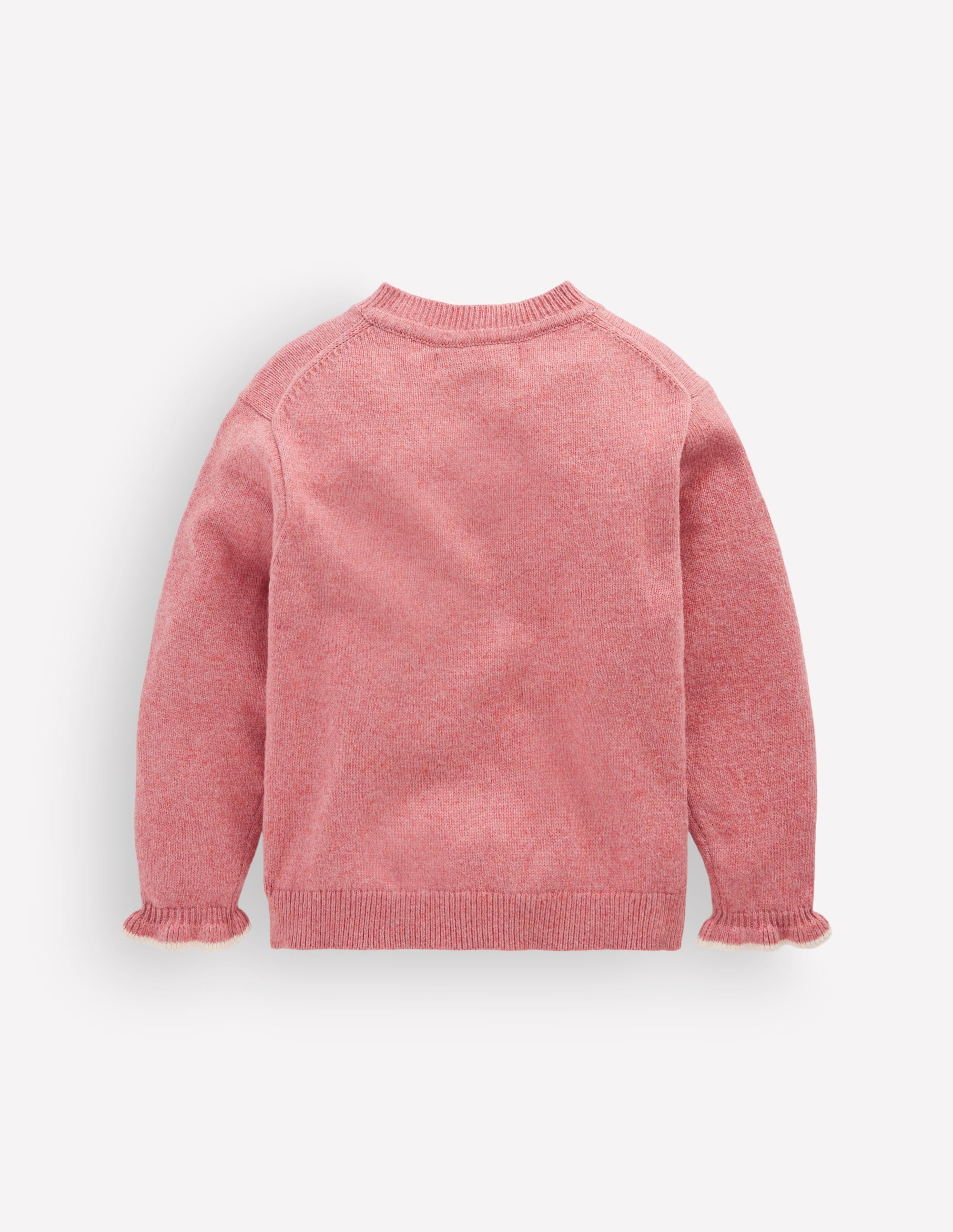 Everyday Frilled Cardigan-Vintage Rose - Image 4