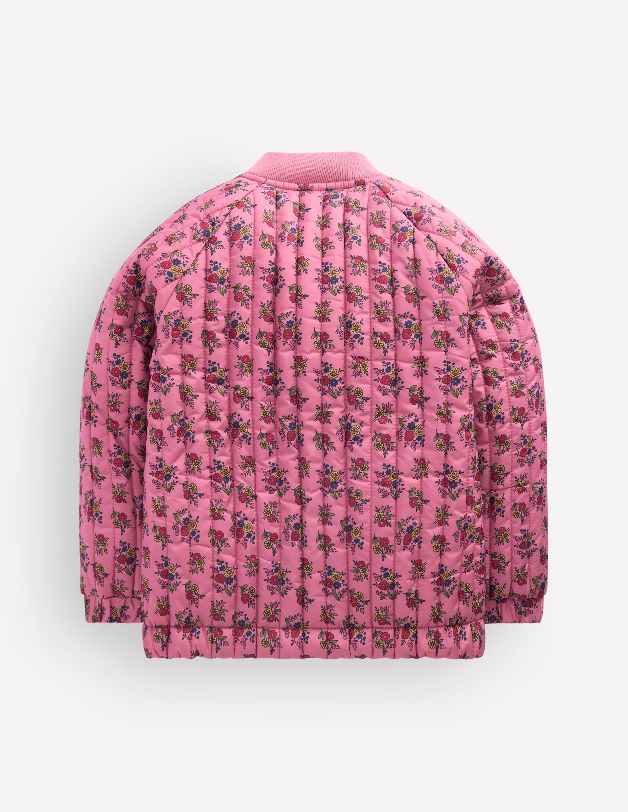 Quilted Bomber Jacket - Vintage Rose Sprouting Garden | Boden USA