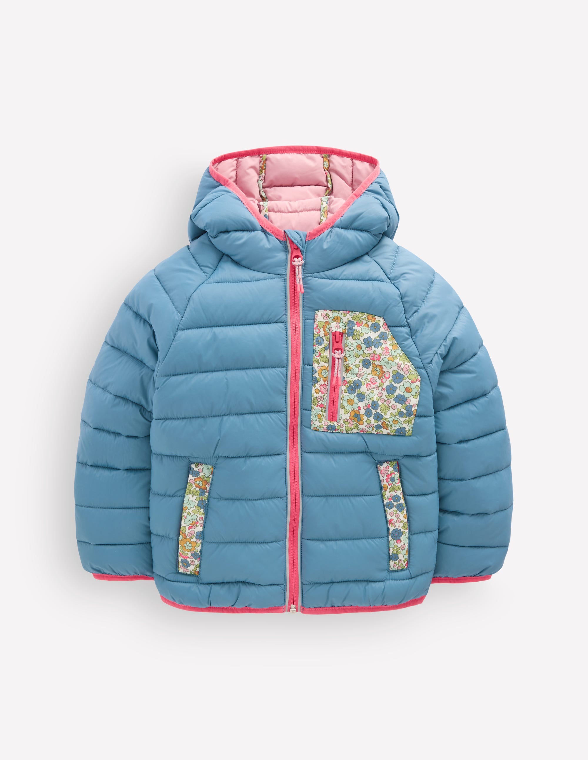 Pack - away Padded Jacket - Blue | Boden USA