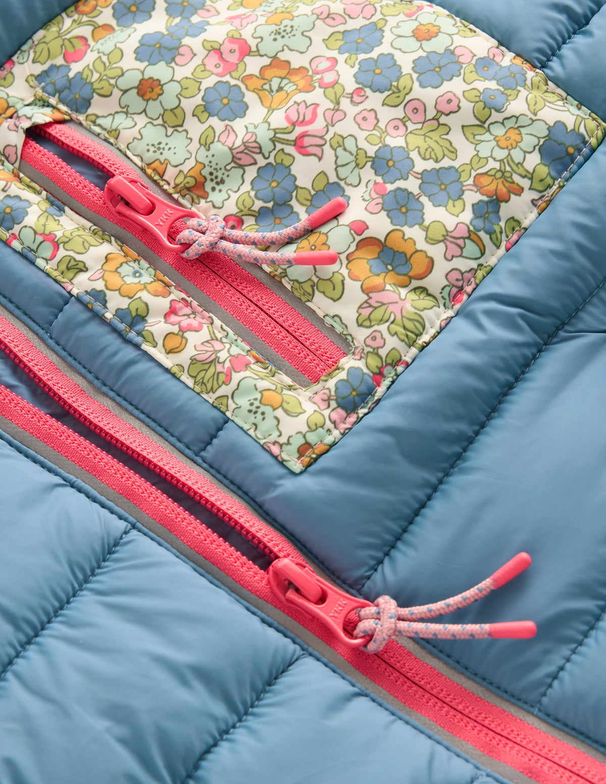 Pack-away Padded Jacket-Blue - Image 6