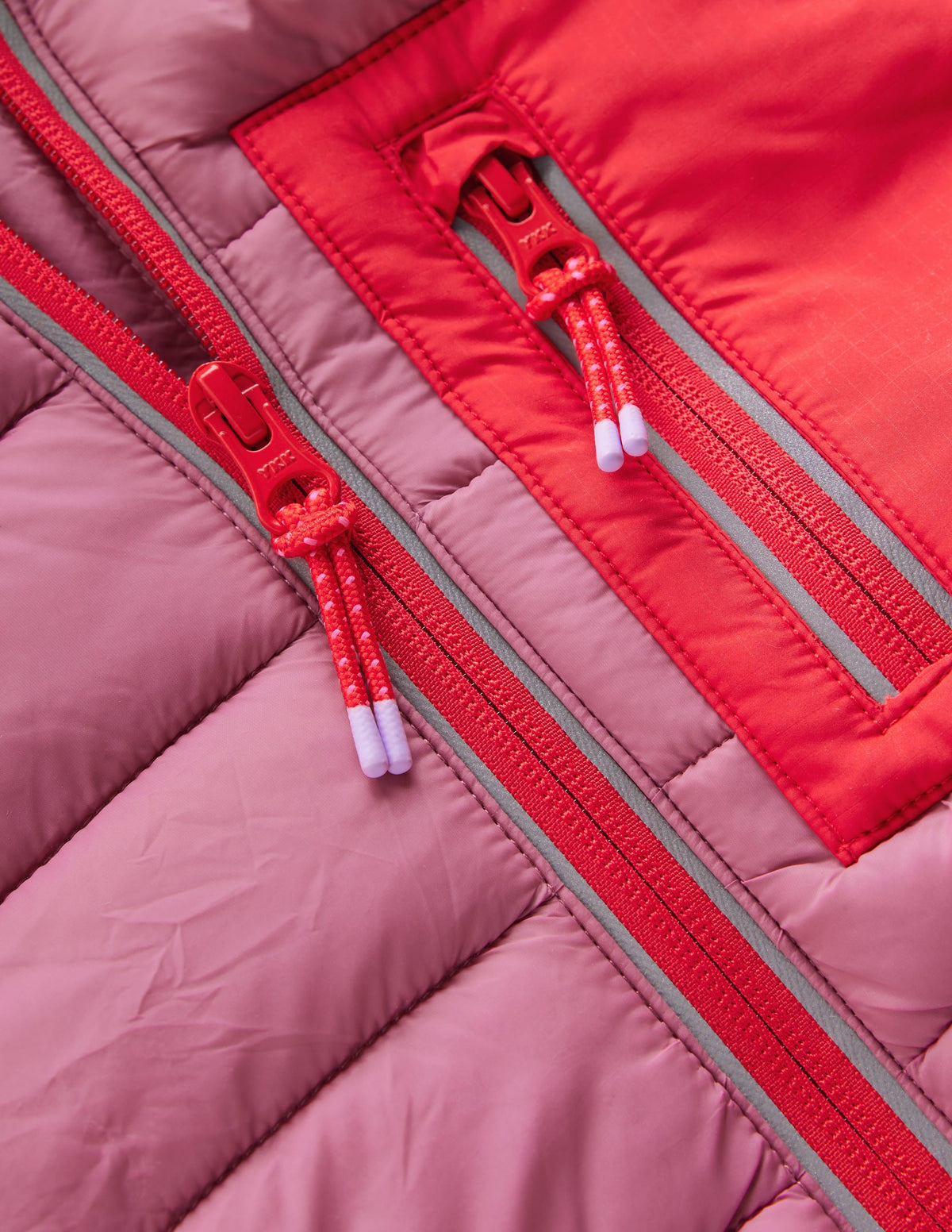 Pack-away Padded Jacket-Pink Heather-6