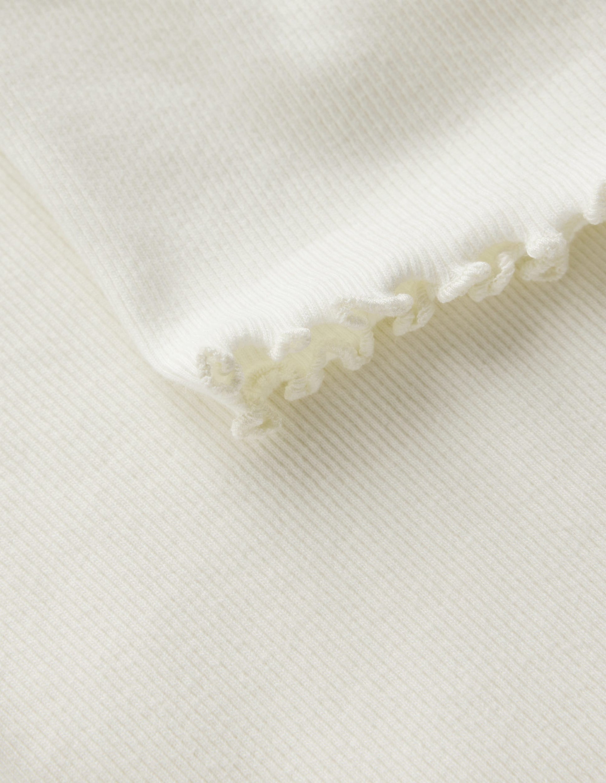 Short Sleeve Rib T-Shirt-Soft Ivory-3
