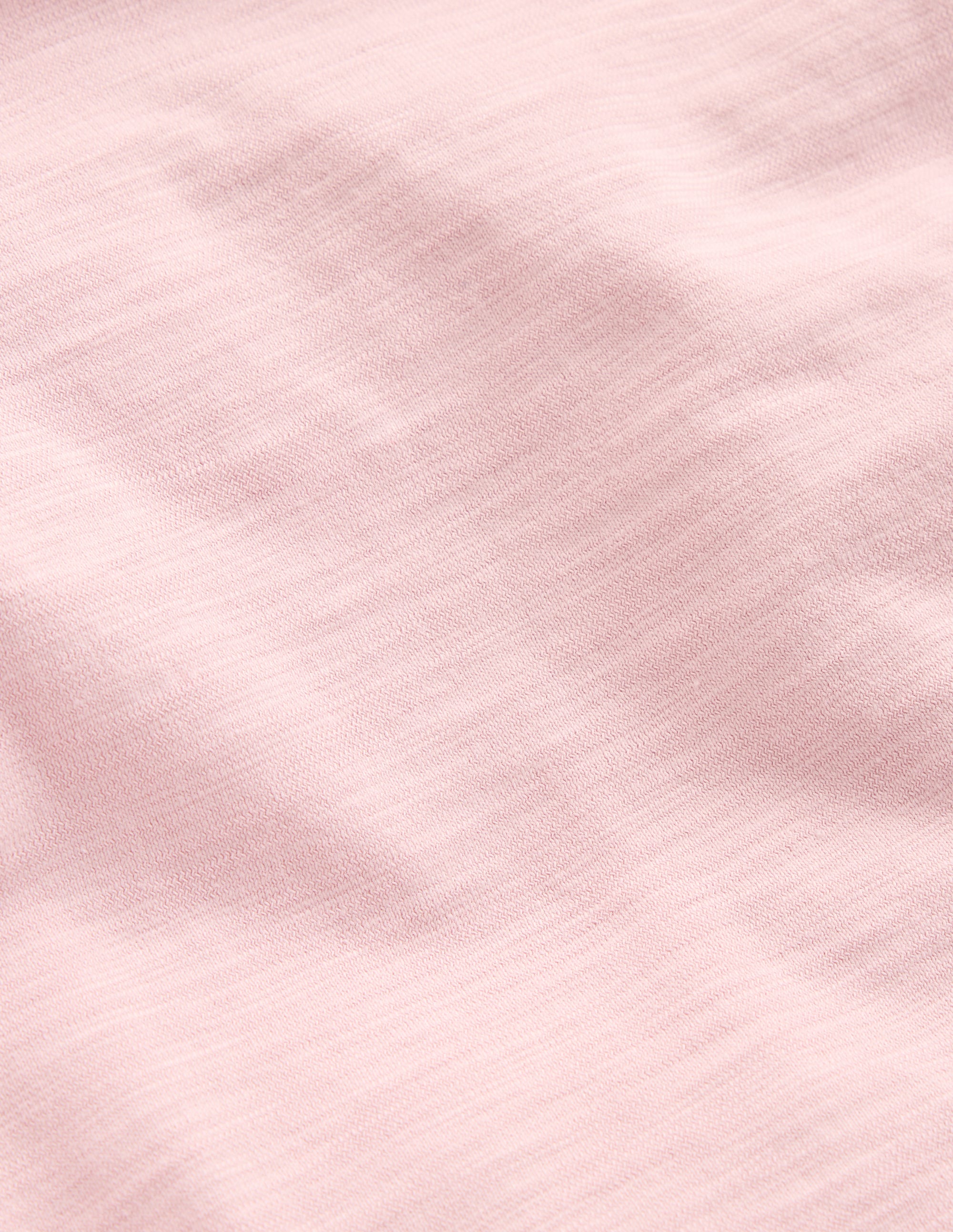 Puff Sleeve Jersey Top-Pink Heather - Image 3