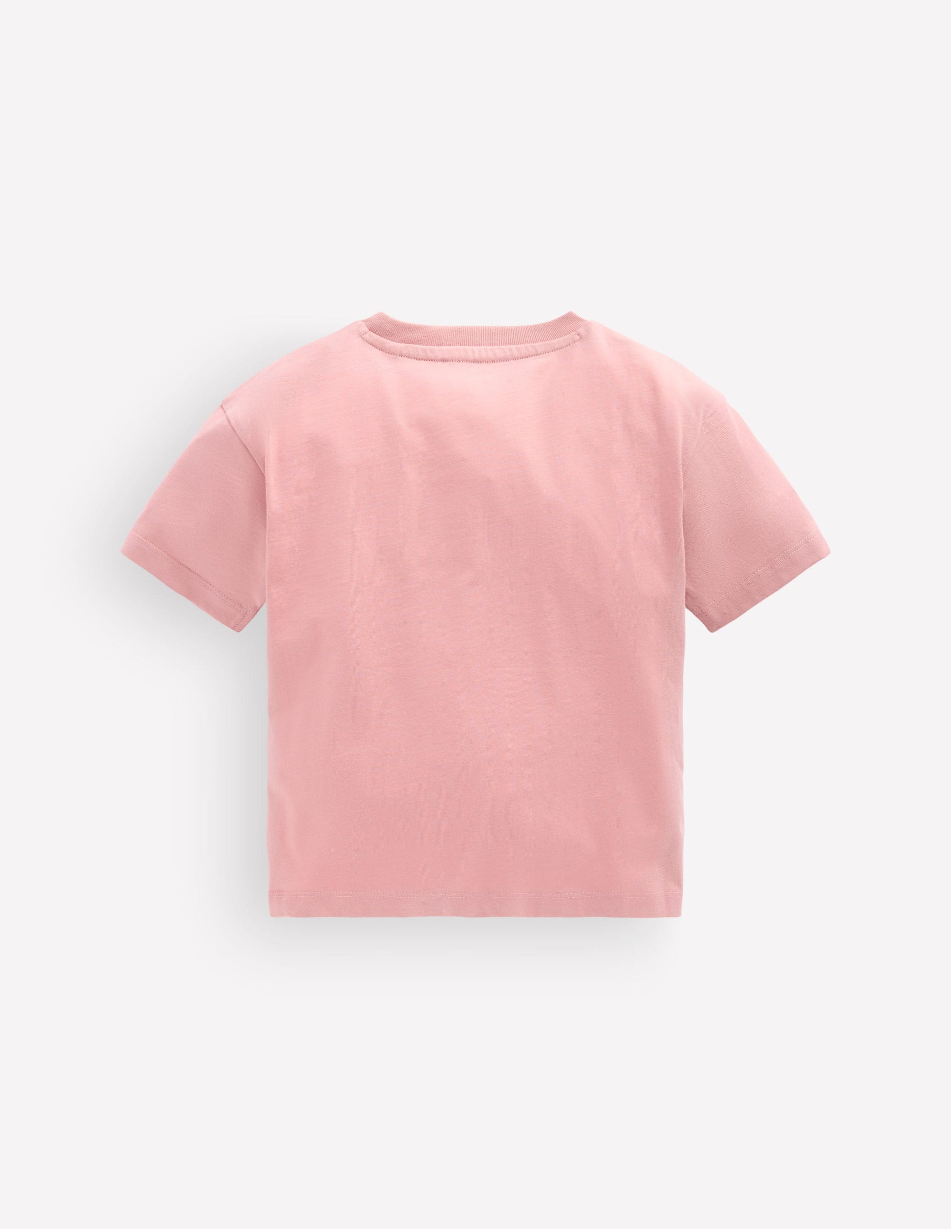 Short Sleeve Printed T-shirt-Pink Sausage Dog-2