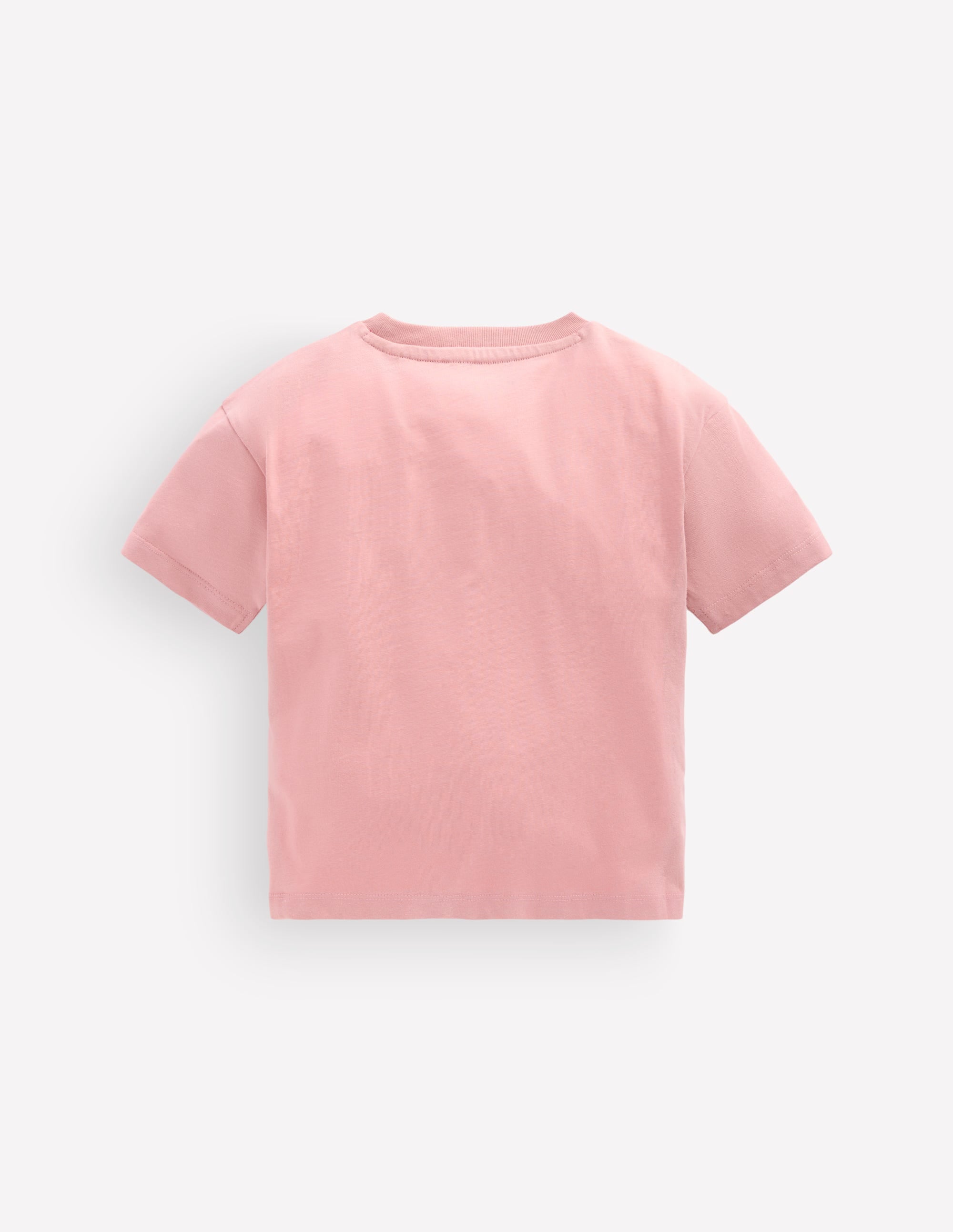 Short Sleeve Printed T-shirt-Pink Sausage Dog - Image 2