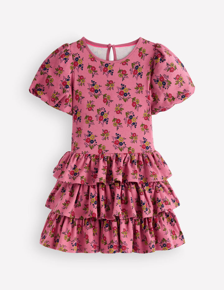 boden pink floral dress Classic Shift Dress-Pink, Elaborate Blossom