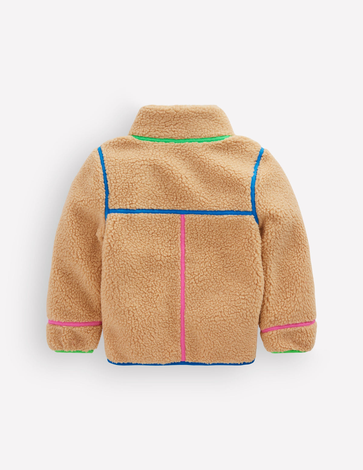 Fun Borg Mix Fleece-Rainbow Trim Borg-2