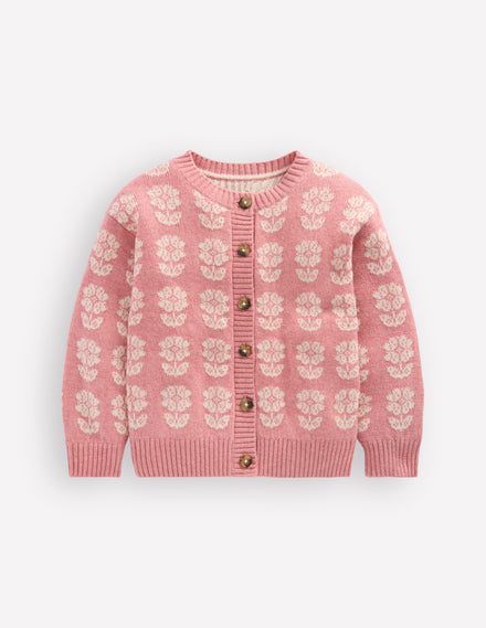 Fun Cardigan-Formica Pink Marl