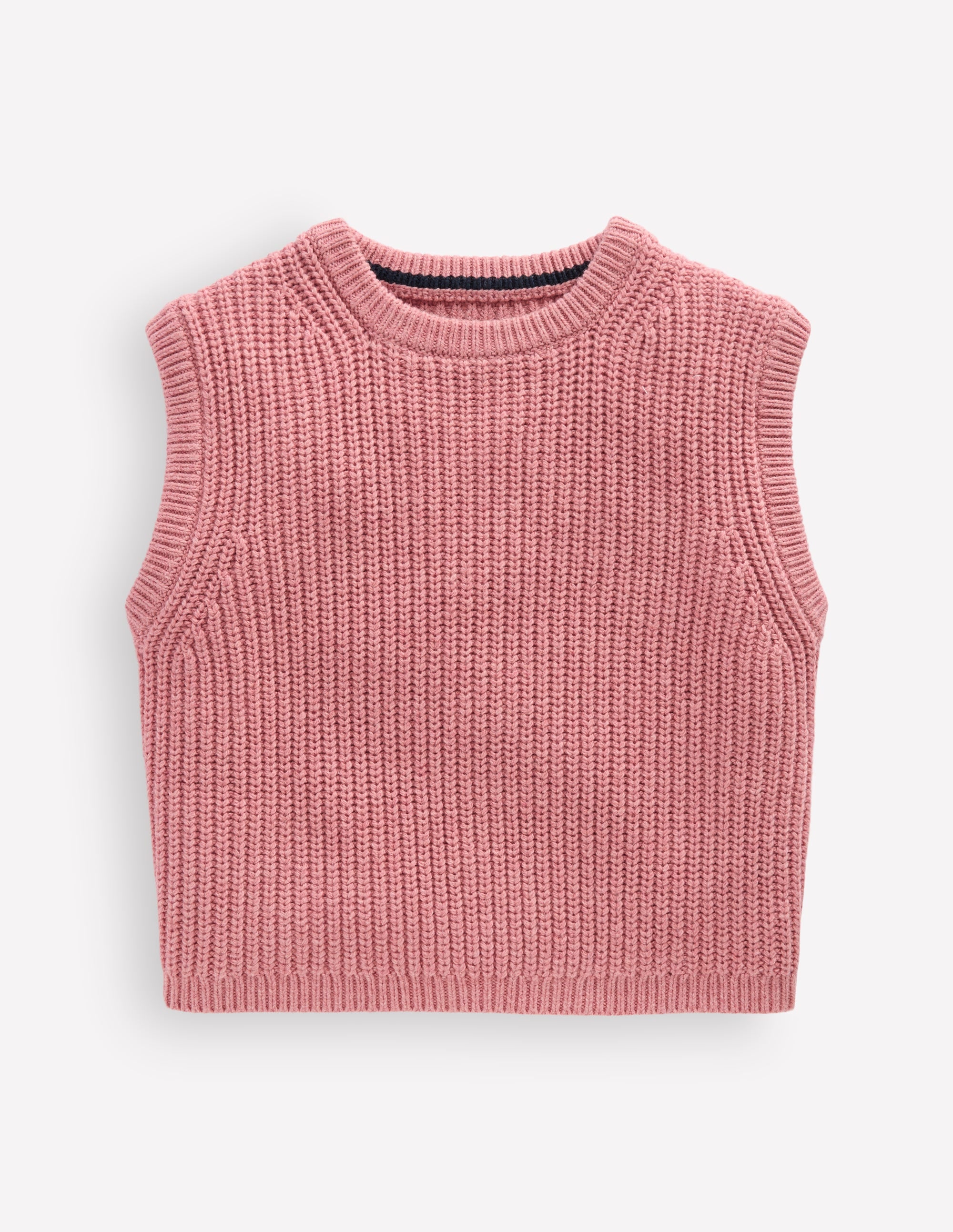 Knitted Vest-Pink - Image 1
