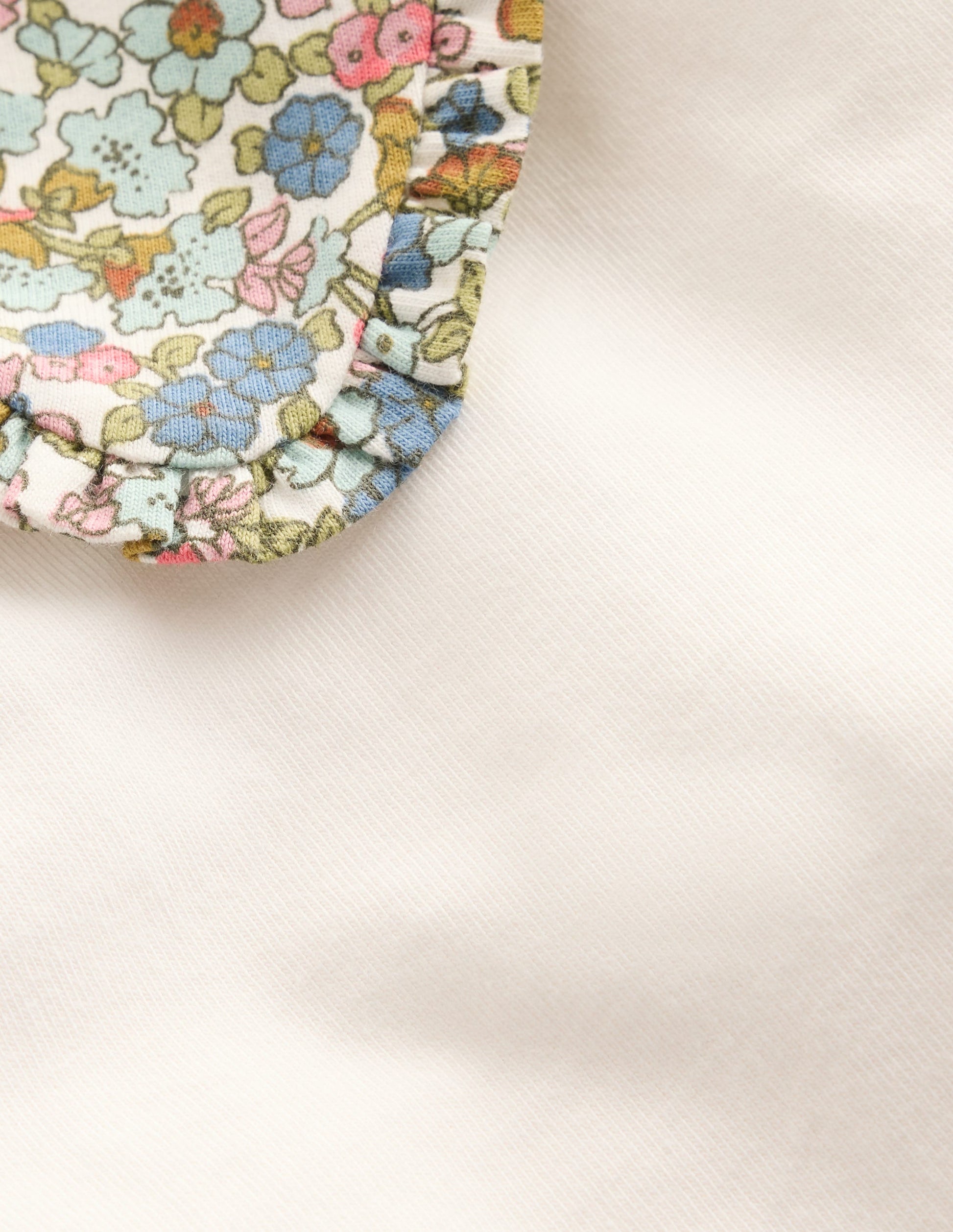 Collared Breton Jersey Top-Ivory and Blue Floral-3