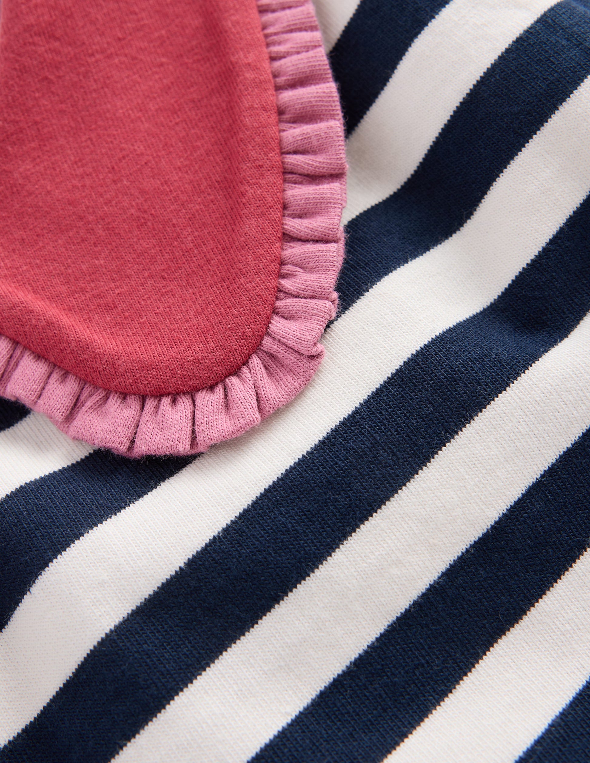 Collared Breton Jersey Top-Ivory and Navy Stripe-4