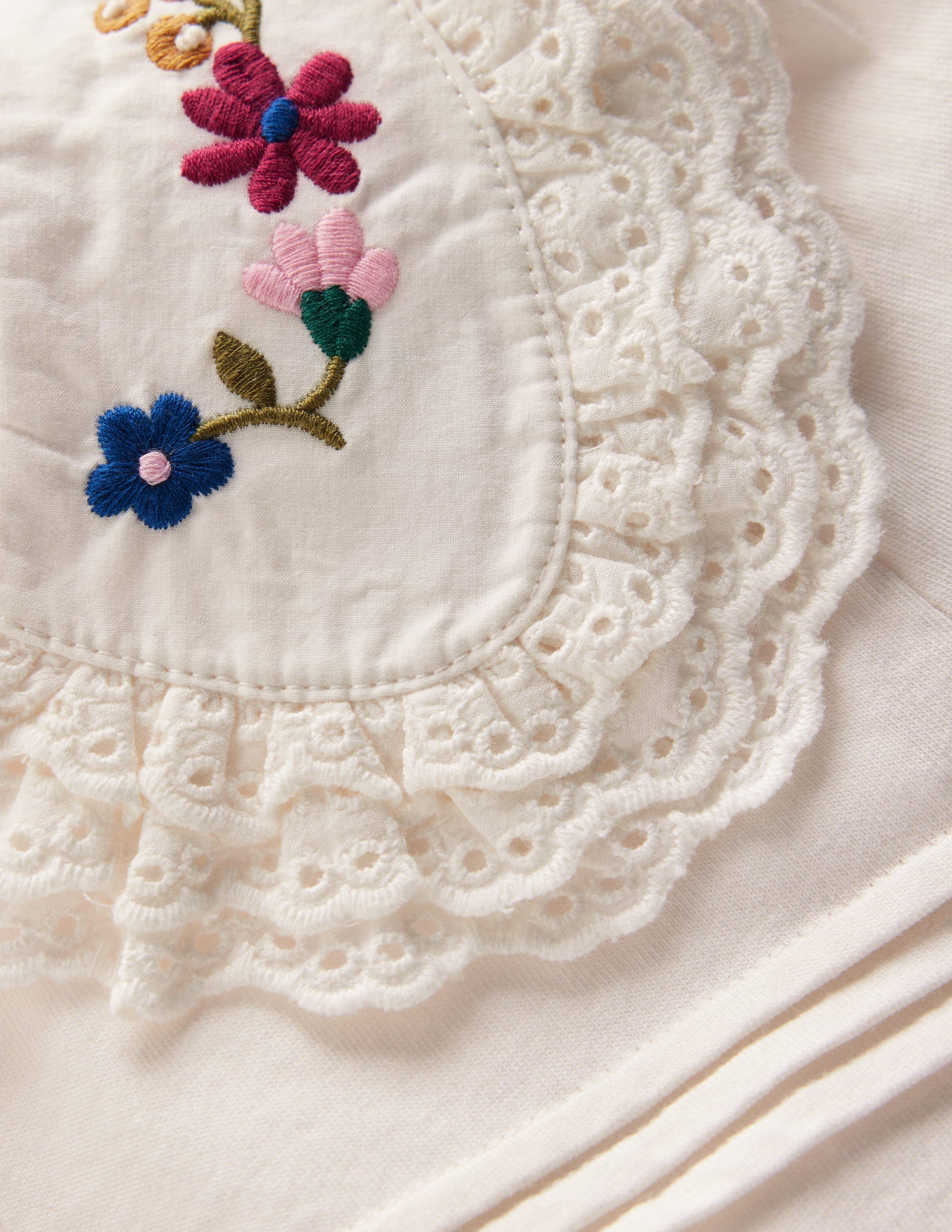 Broderie Collar Jersey Top-Soft Ivory-3