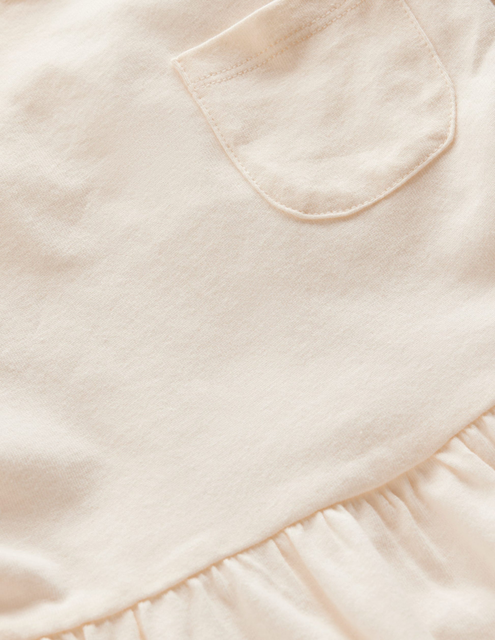 Long Sleeve Peplum Top-Soft Ivory-3