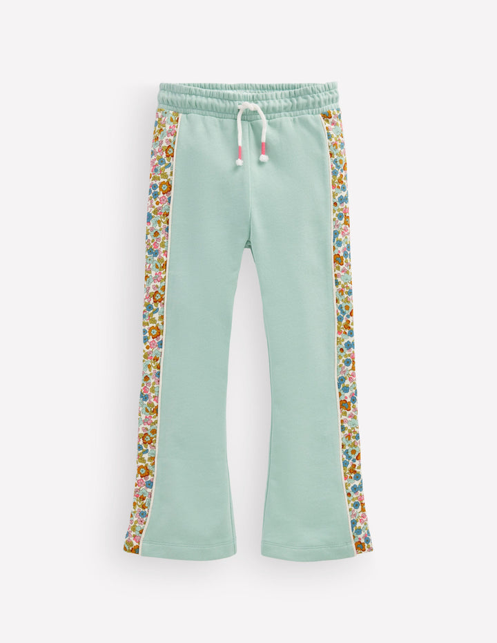 Kickflare Joggers-Cornish Blue Floral