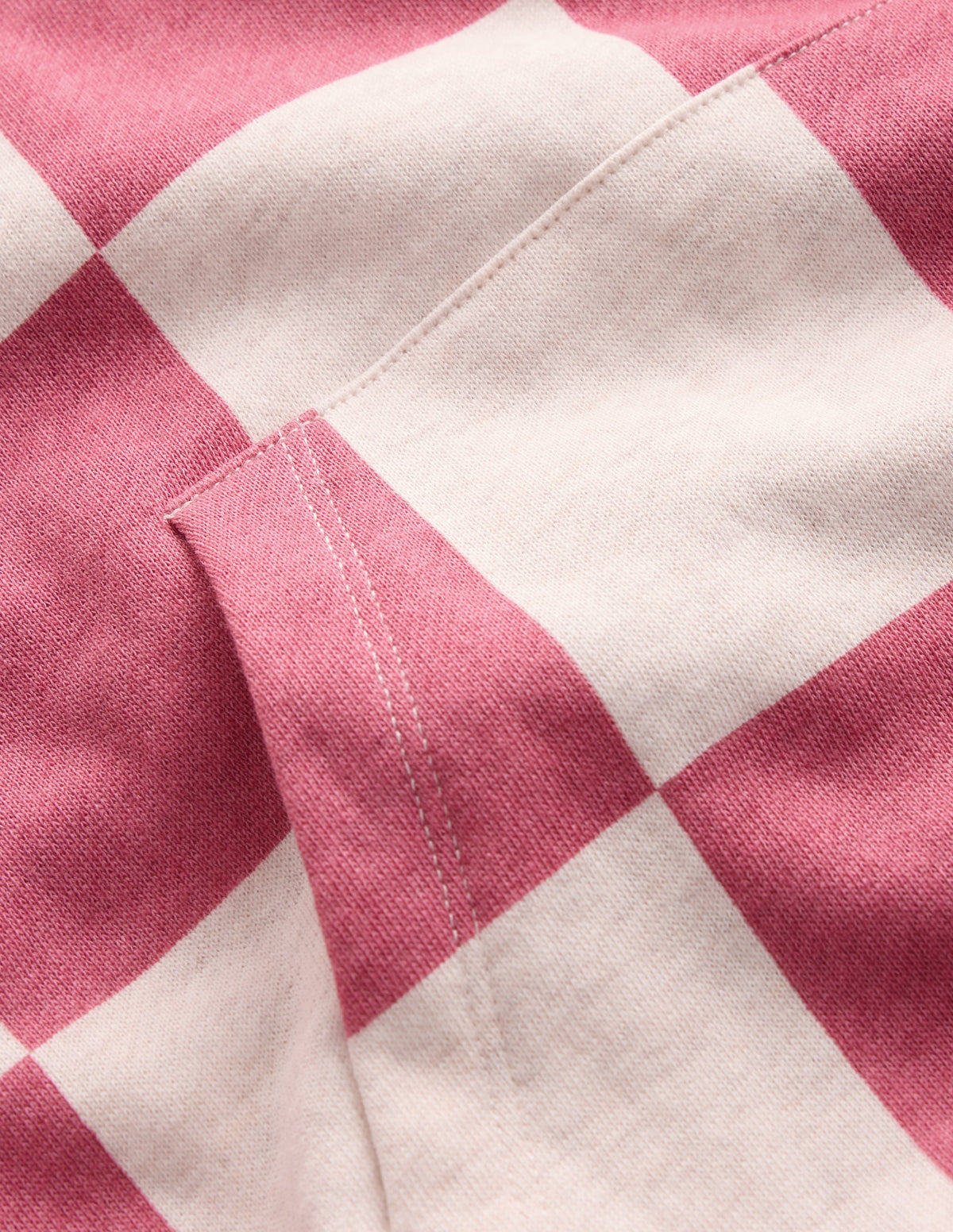Fun Print Hoody-Pink Checkerboard-3