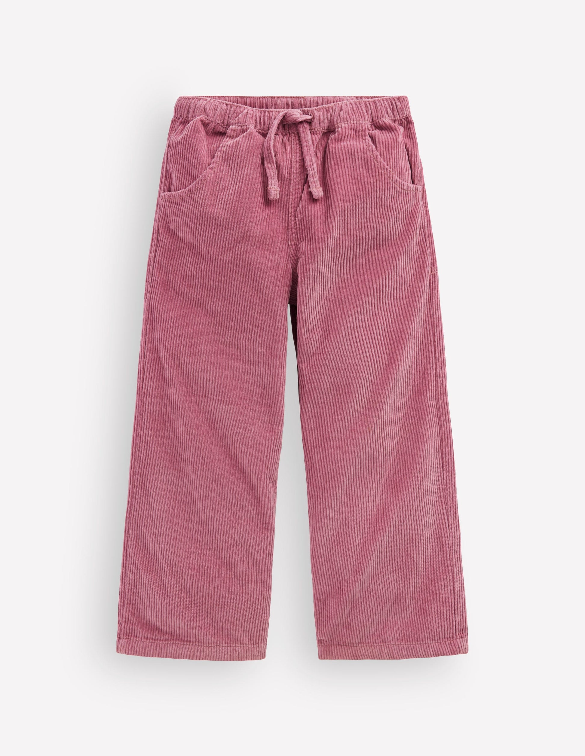Draw Cord Pants-Pink Heather-1