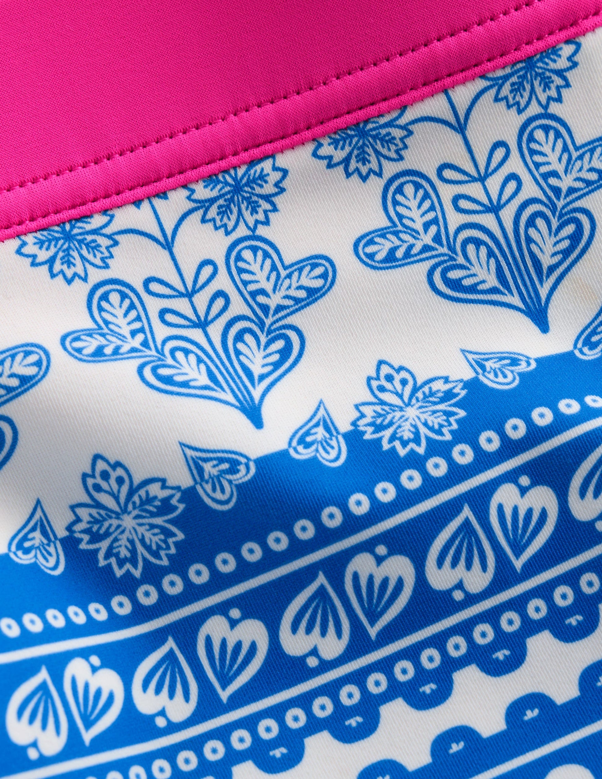 Patterned Swim Shorts-Azure Blue Woodblock-3