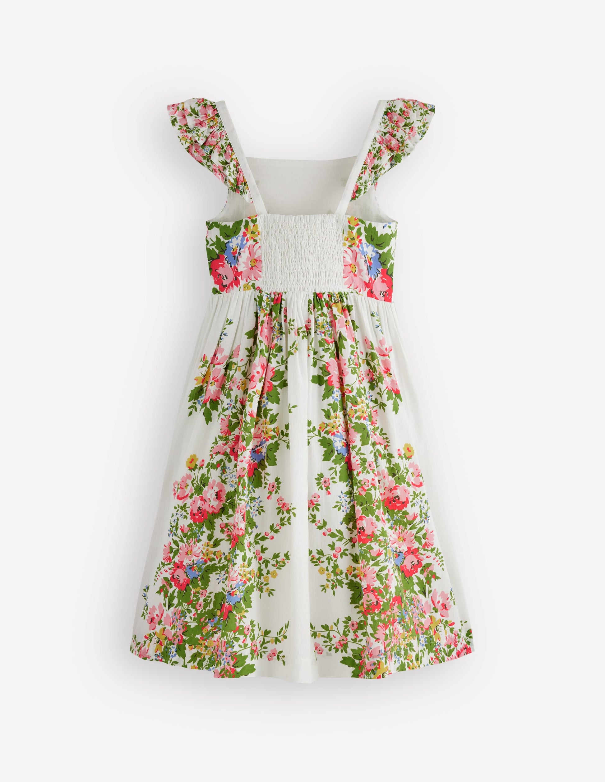 Annalisa Twirly Sundress-Soft Ivory Floral-2