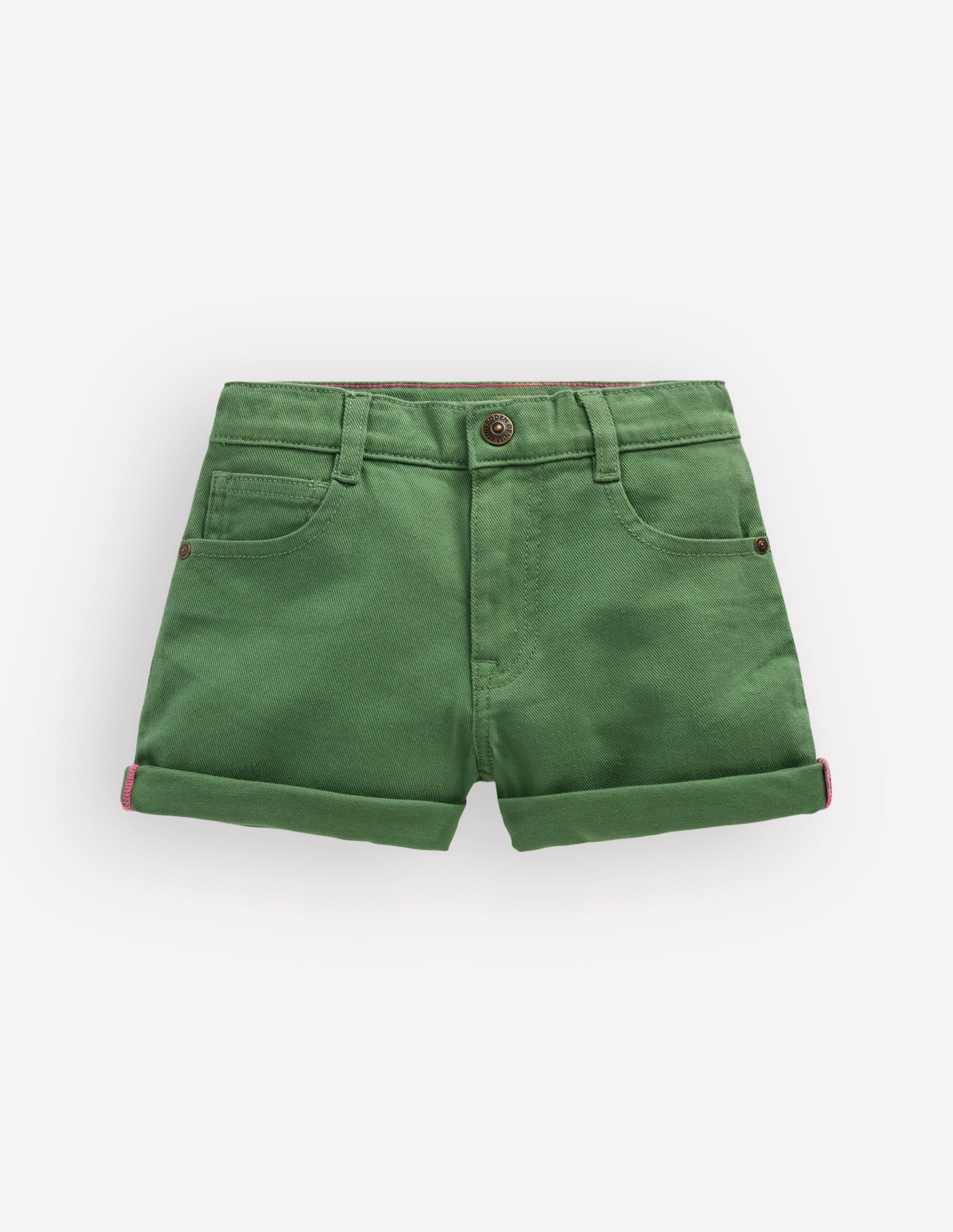 Denim Shorts-Safari Green-1
