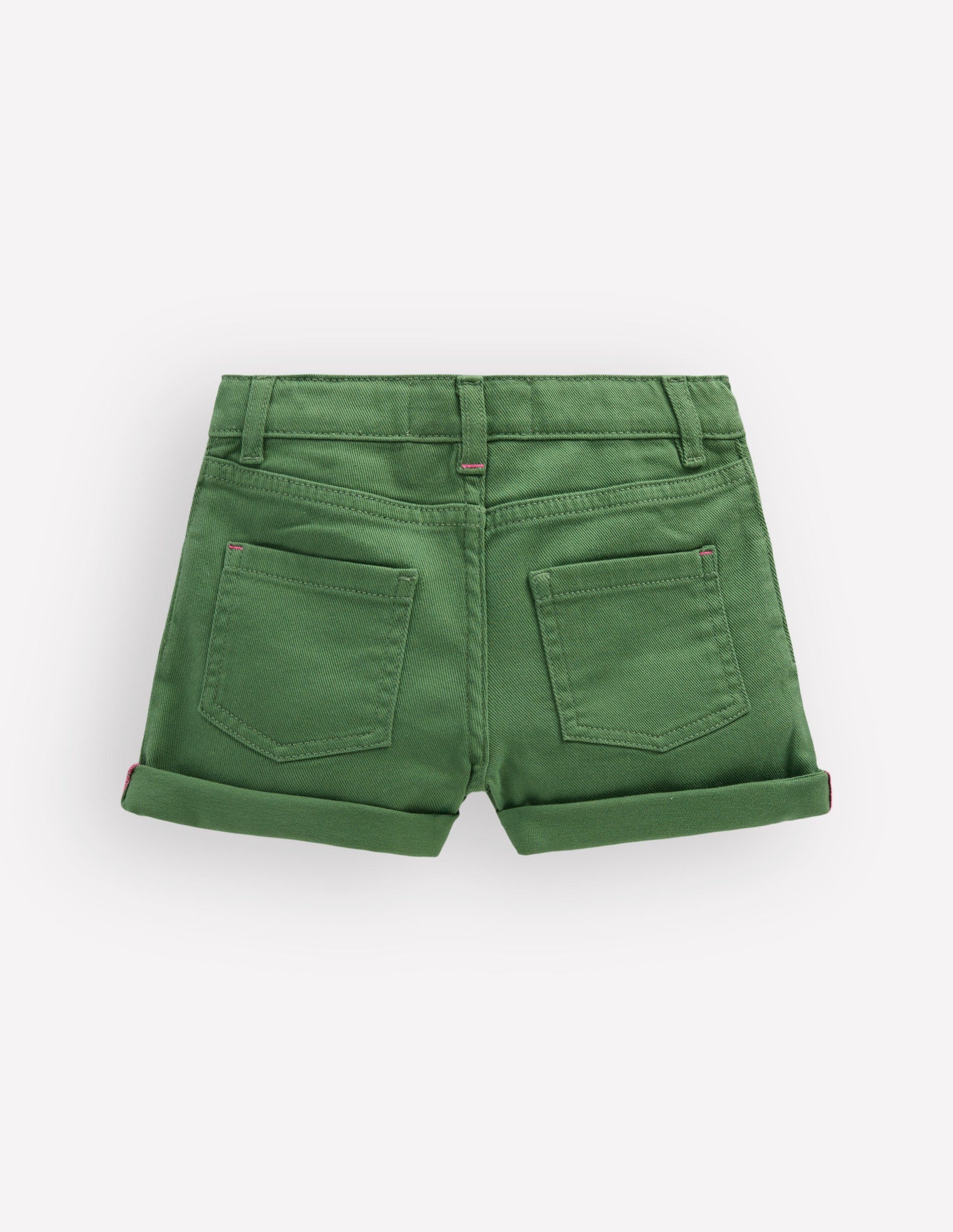 Denim Shorts-Safari Green-2