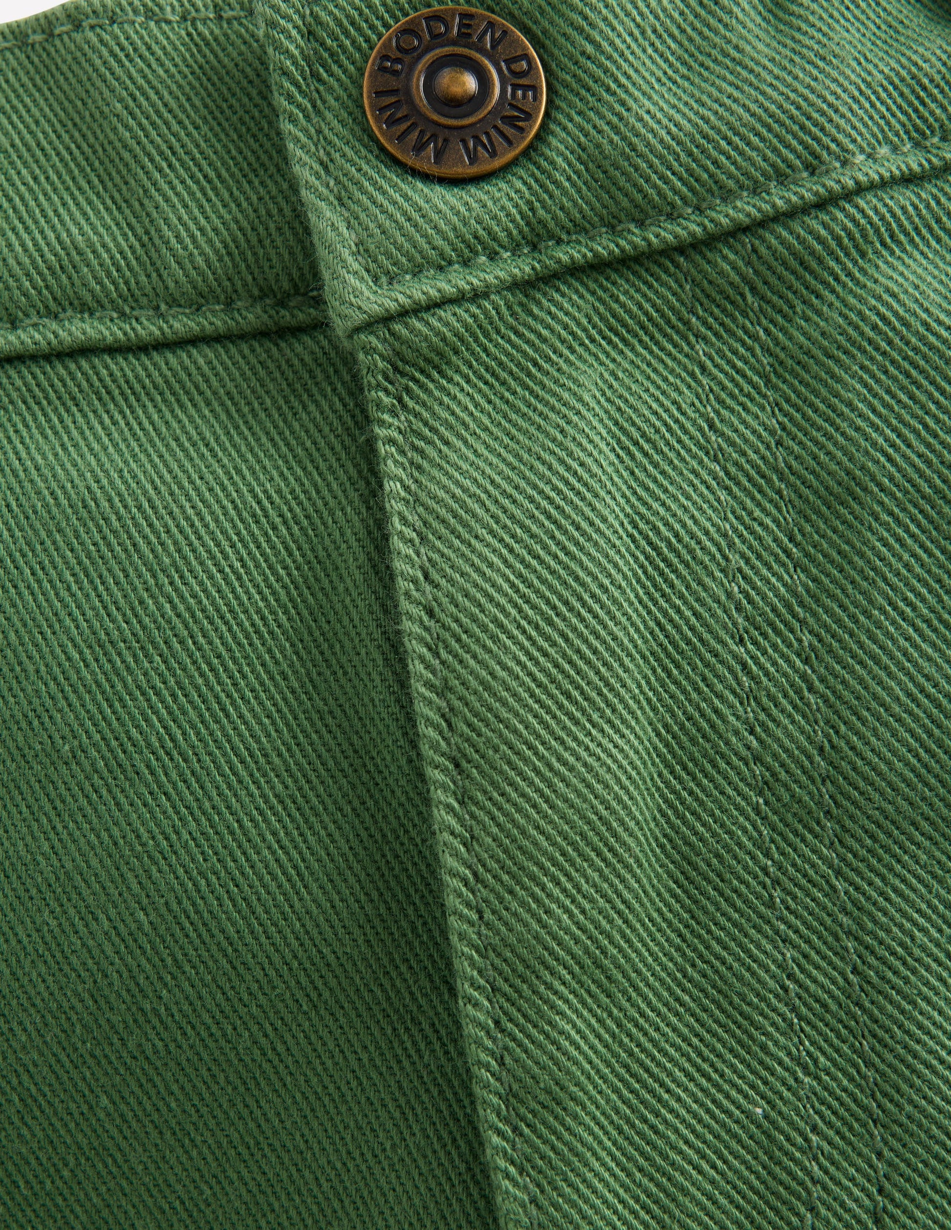 Denim Shorts-Safari Green-3