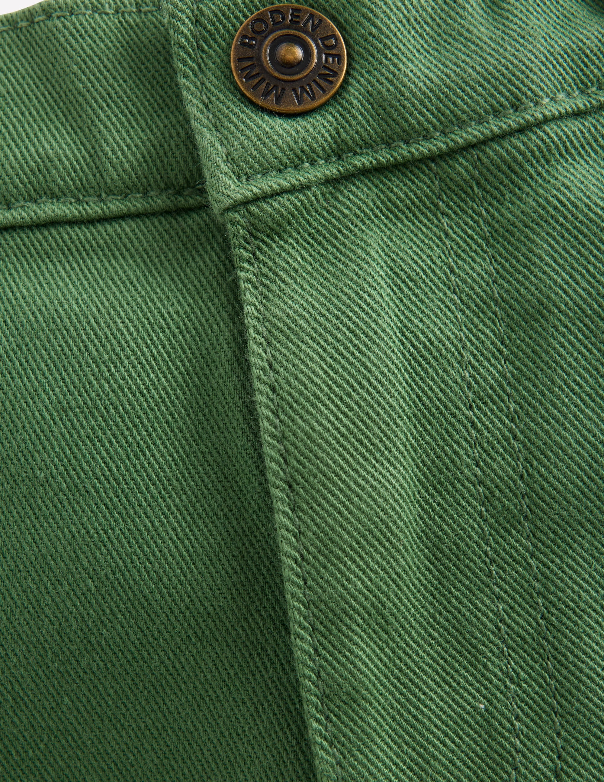 Denim Shorts-Safari Green - Image 3