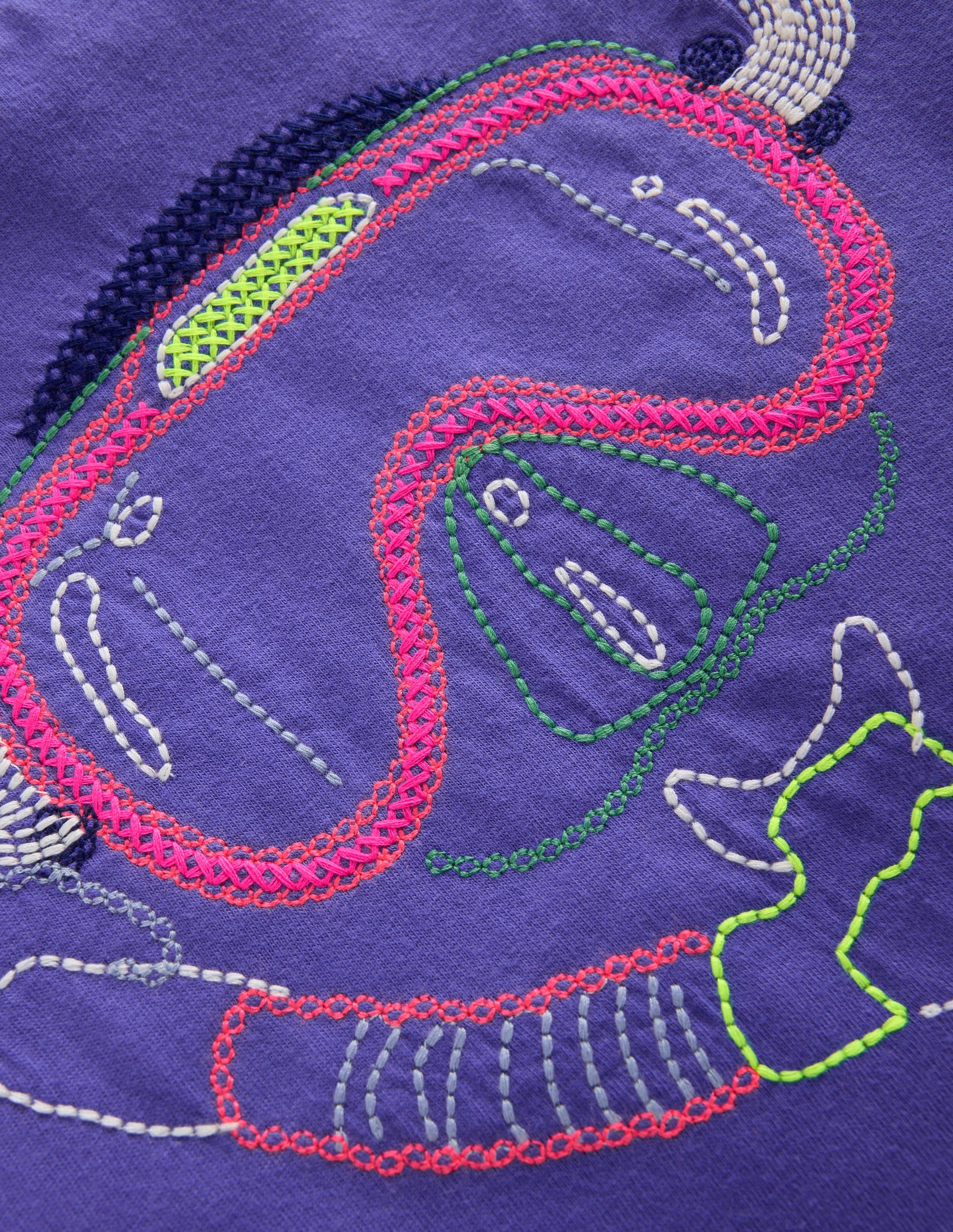 Easy Applique T-shirt-Wisteria Blue Snorkel-3
