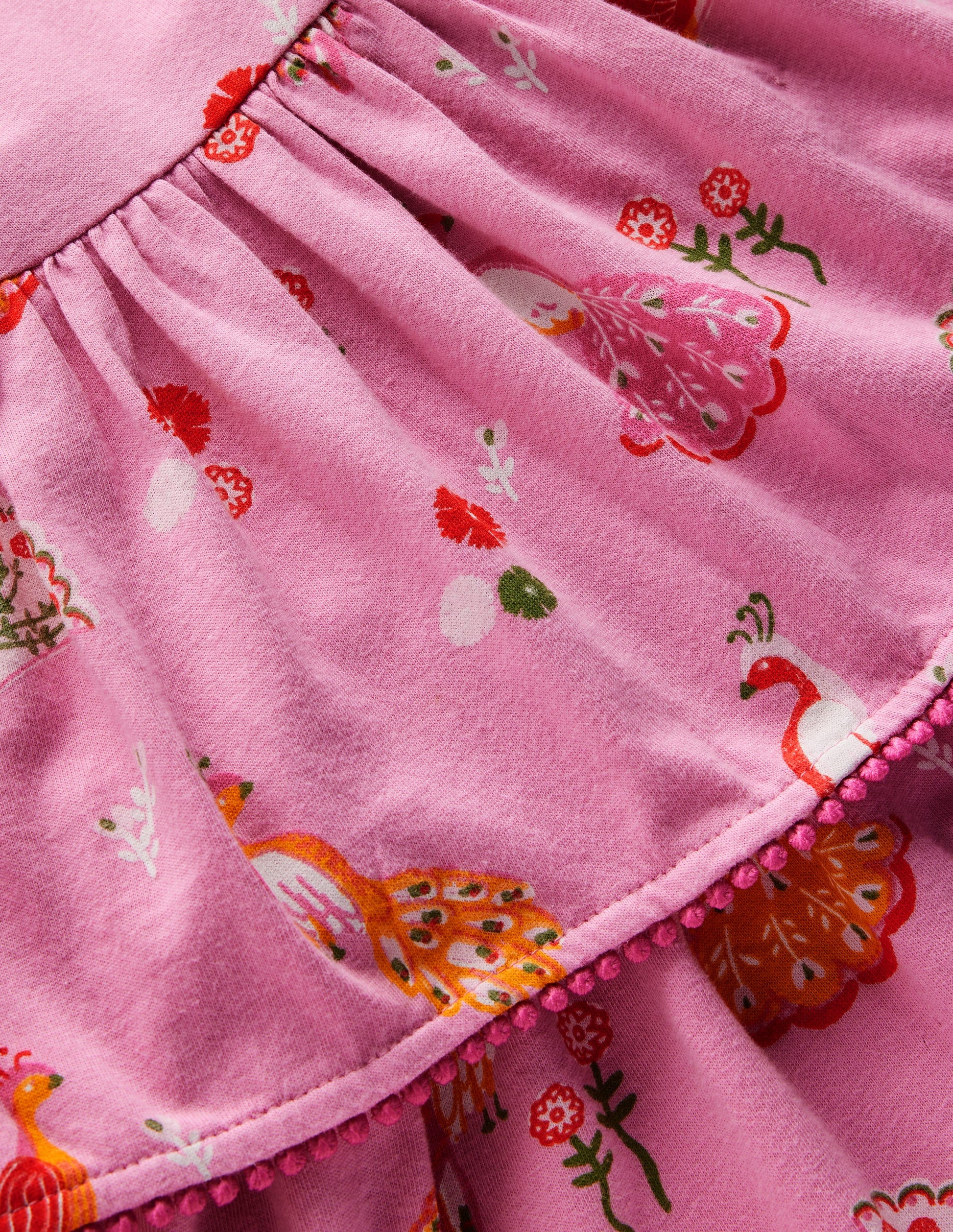 Tiered Jersey Sundress-Peacock-3