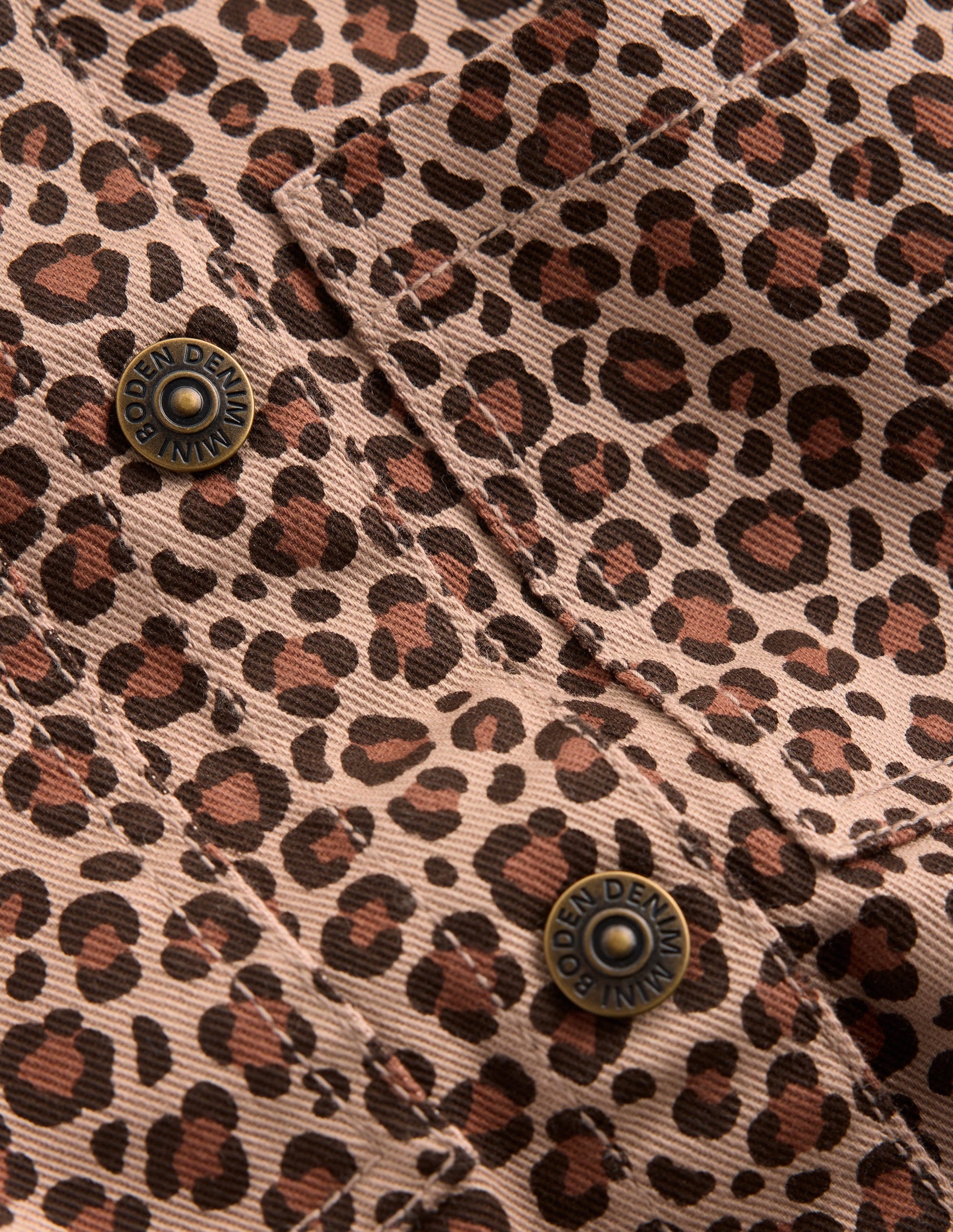 mini boden leopard dress Boden Girls Denim Shirt Dress in Brown