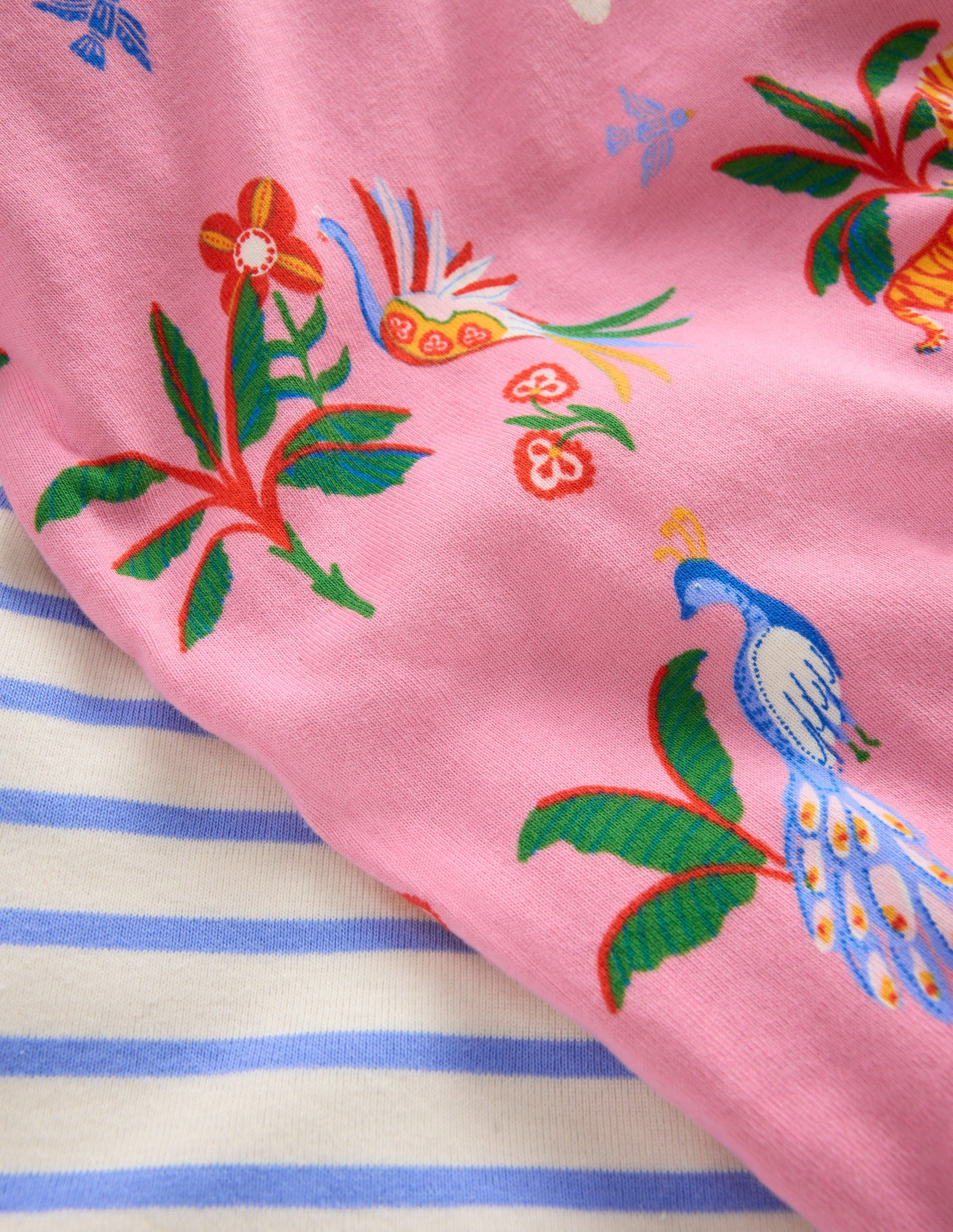 Twin Pack Short Pajamas-Pink Unicorn-3