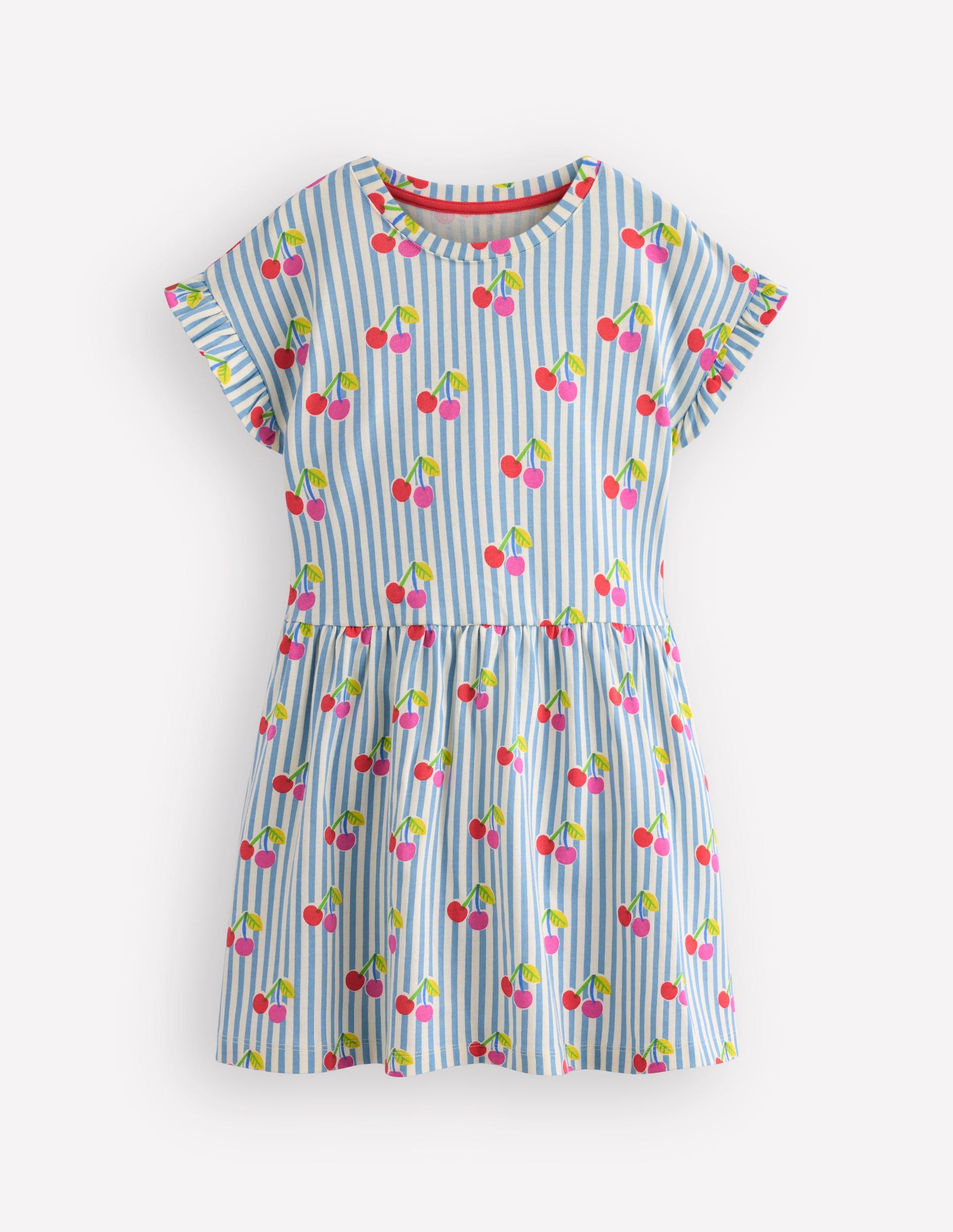 mini boden cherry dress Boden Girls Jersey T-Shirt Dress in Blue